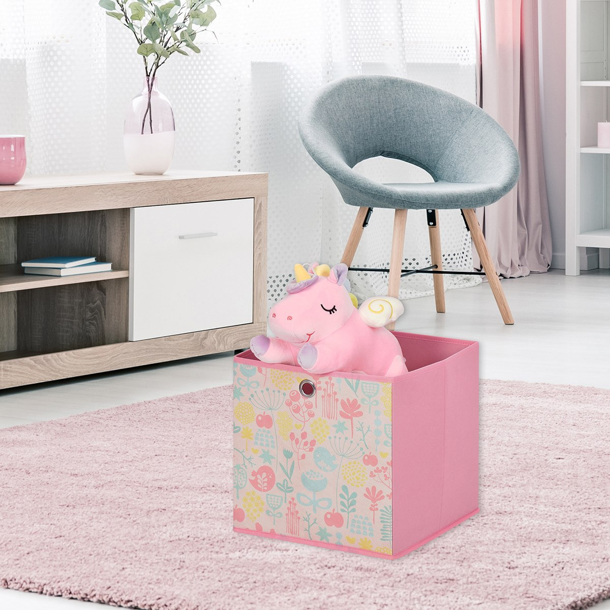 صندوق مكعب من ترايفل - 31x31x31 سم-hbxhomeware-hbxkidsandyouth-image-1