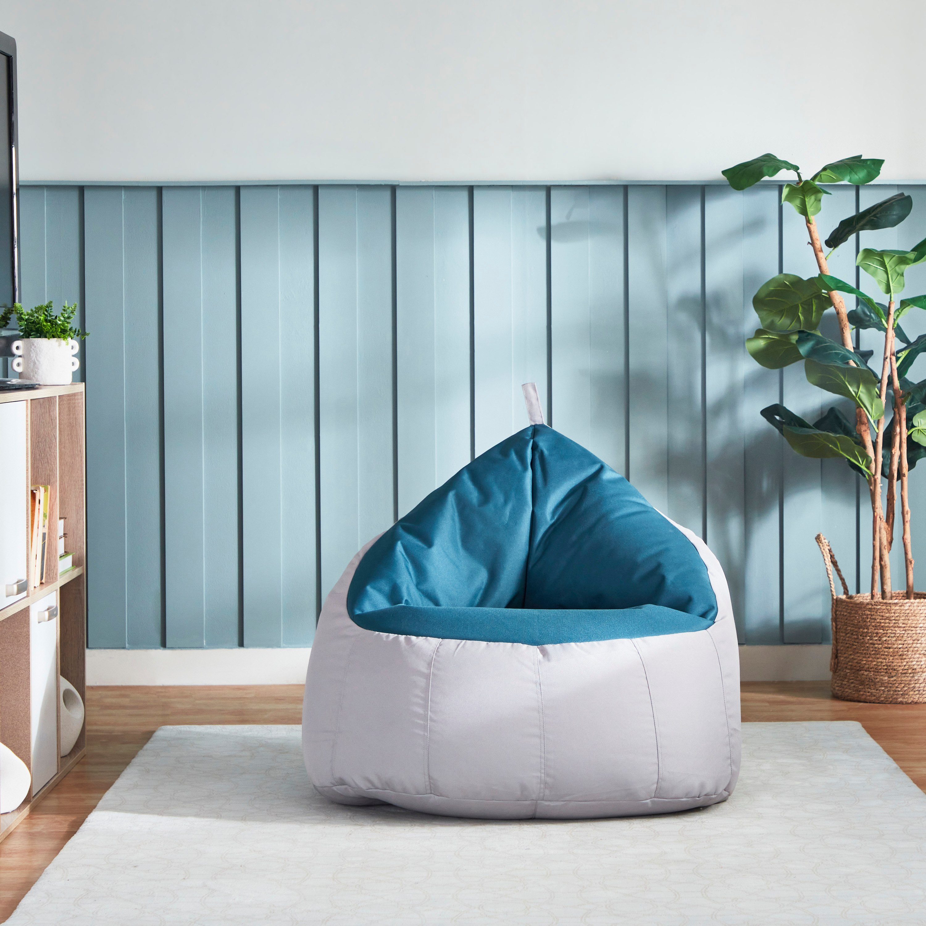 Oxford Bean Bag Chair - 78x81x74 cm-hbxfurniture-kidsroom-kidsbeanbags-image-2