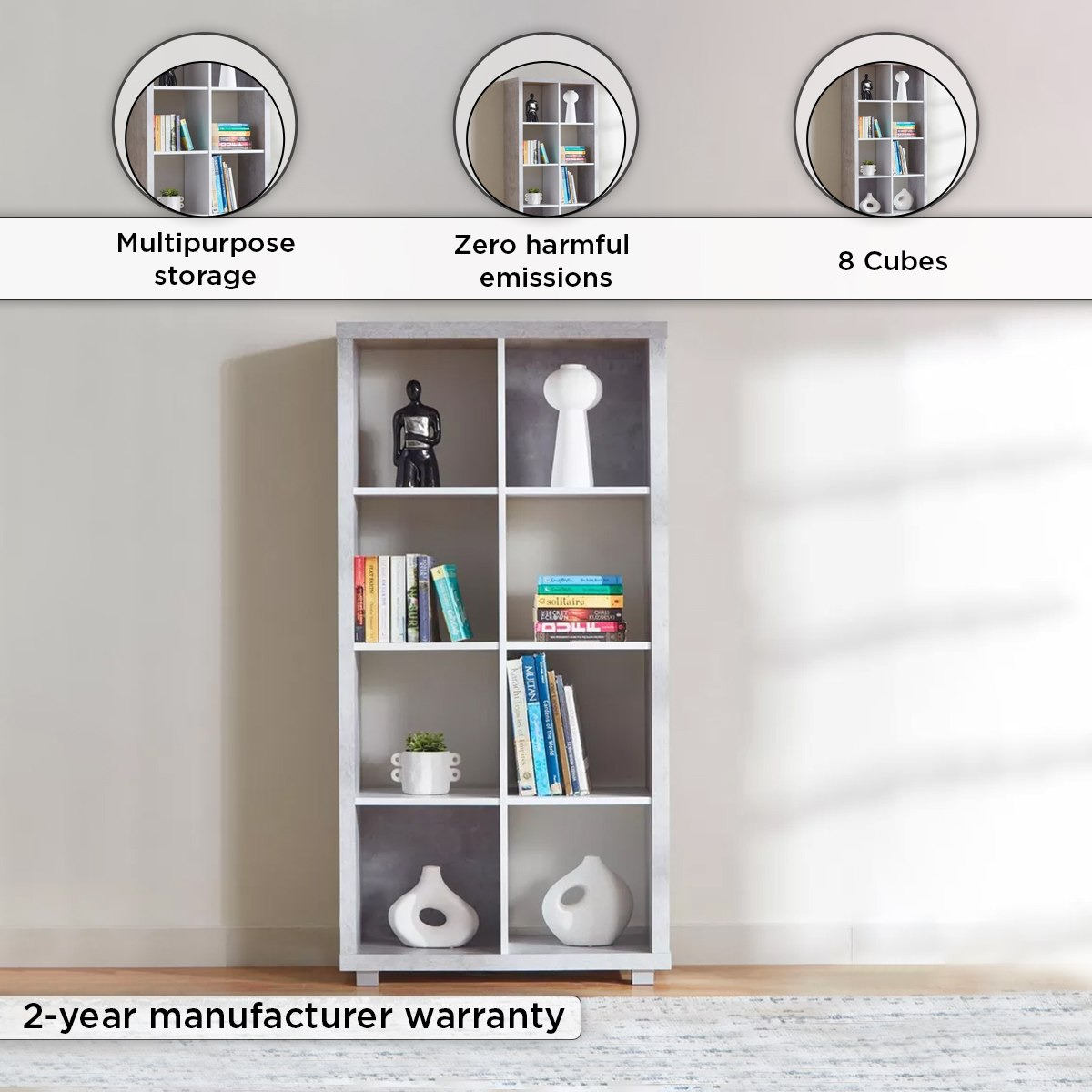 Alford Patara 8-Cube Divider Bookcase-hbxfurniture-office-bookcases-image-4