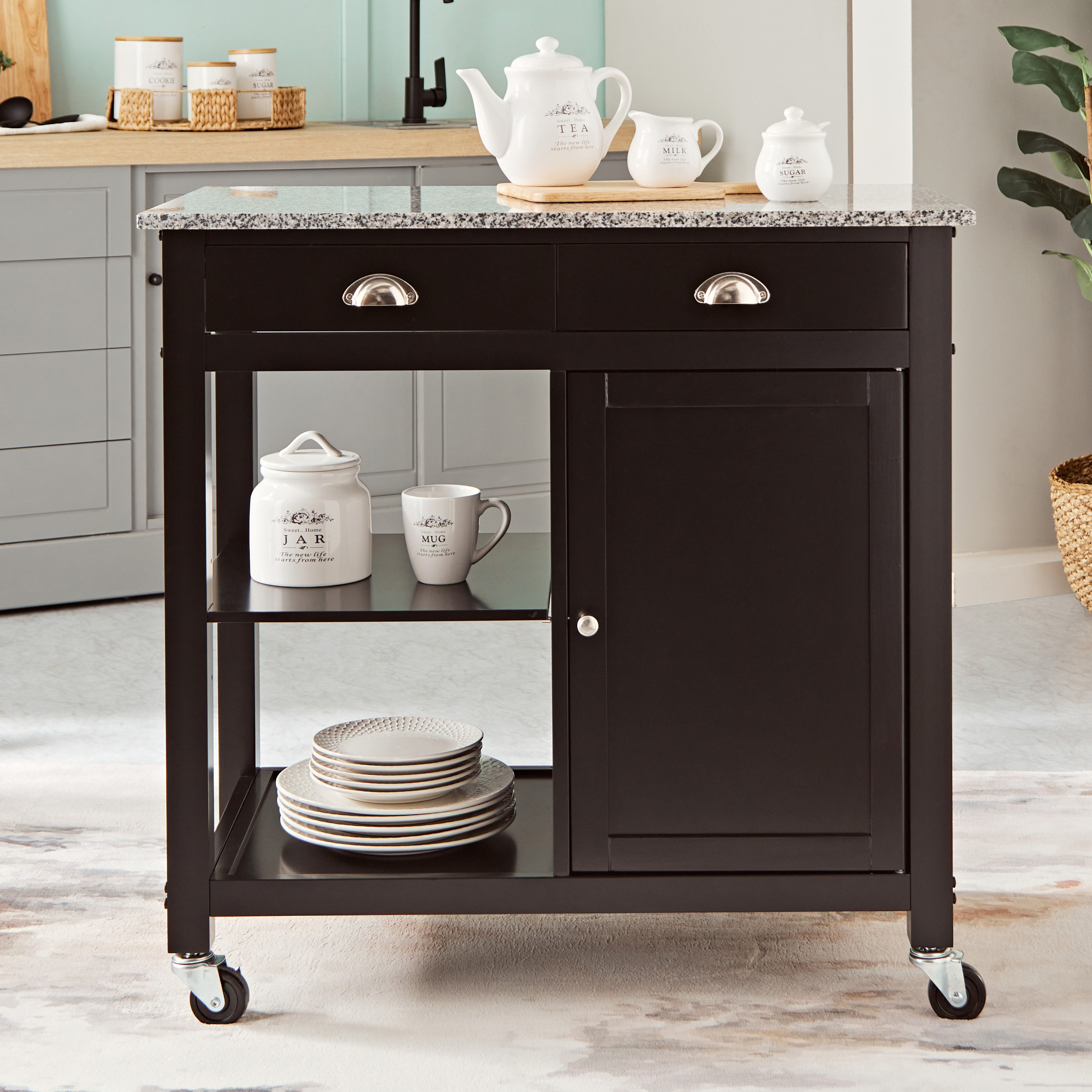 Kodiak Granite Top Kitchen Trolley-hbxlivingroom-tablesandstands-servingtrolleys-image-3