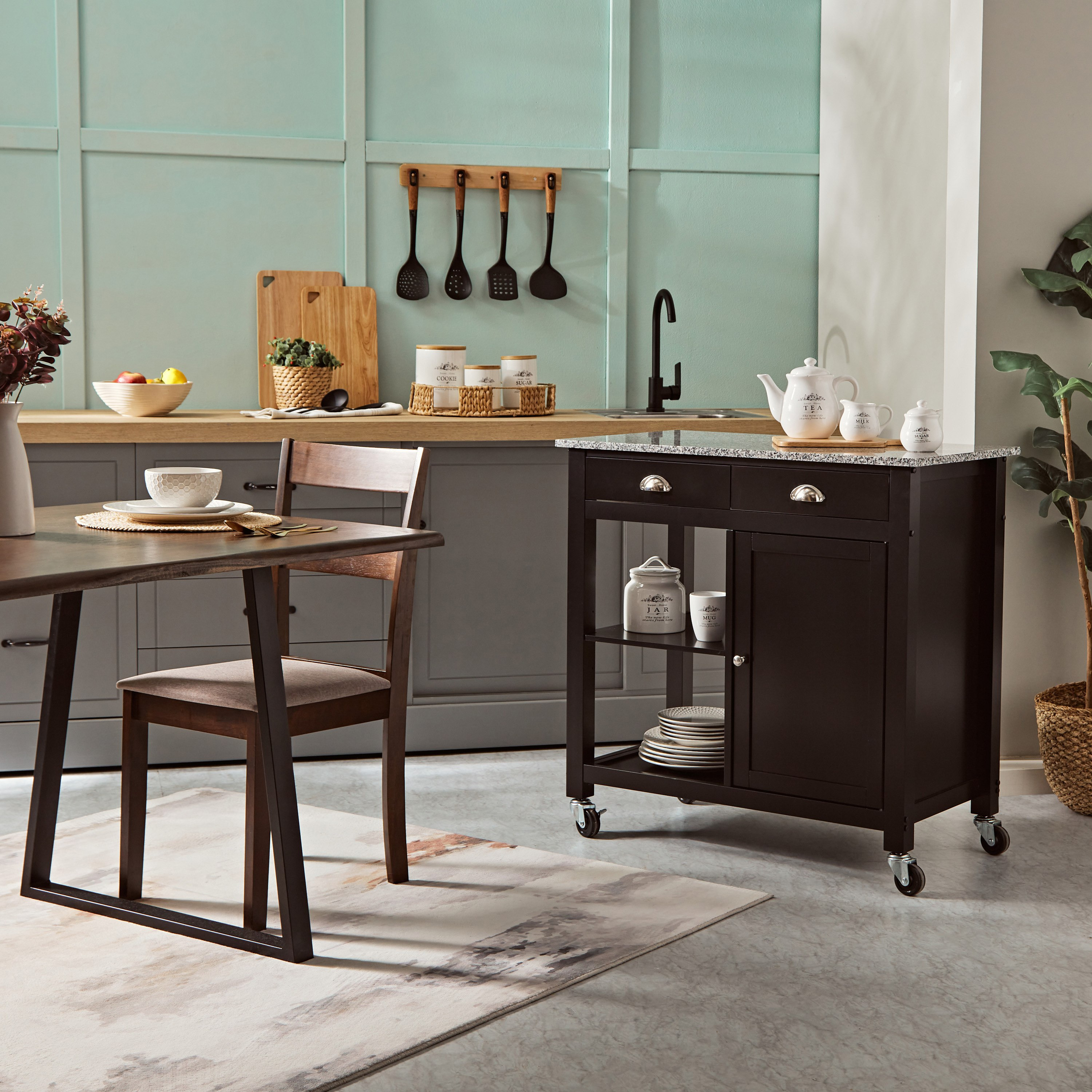 Kodiak Granite Top Kitchen Trolley-hbxlivingroom-tablesandstands-servingtrolleys-image-6