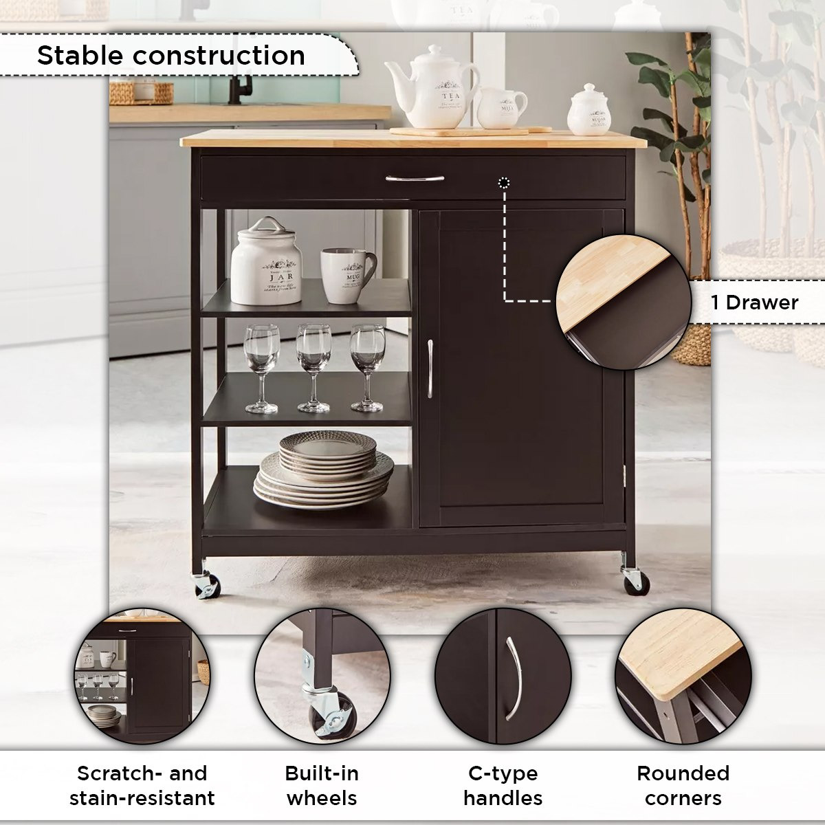 عربة مطبخ بسطح خشبي من بينج-hbxlivingroom-tablesandstands-servingtrolleys-image-5