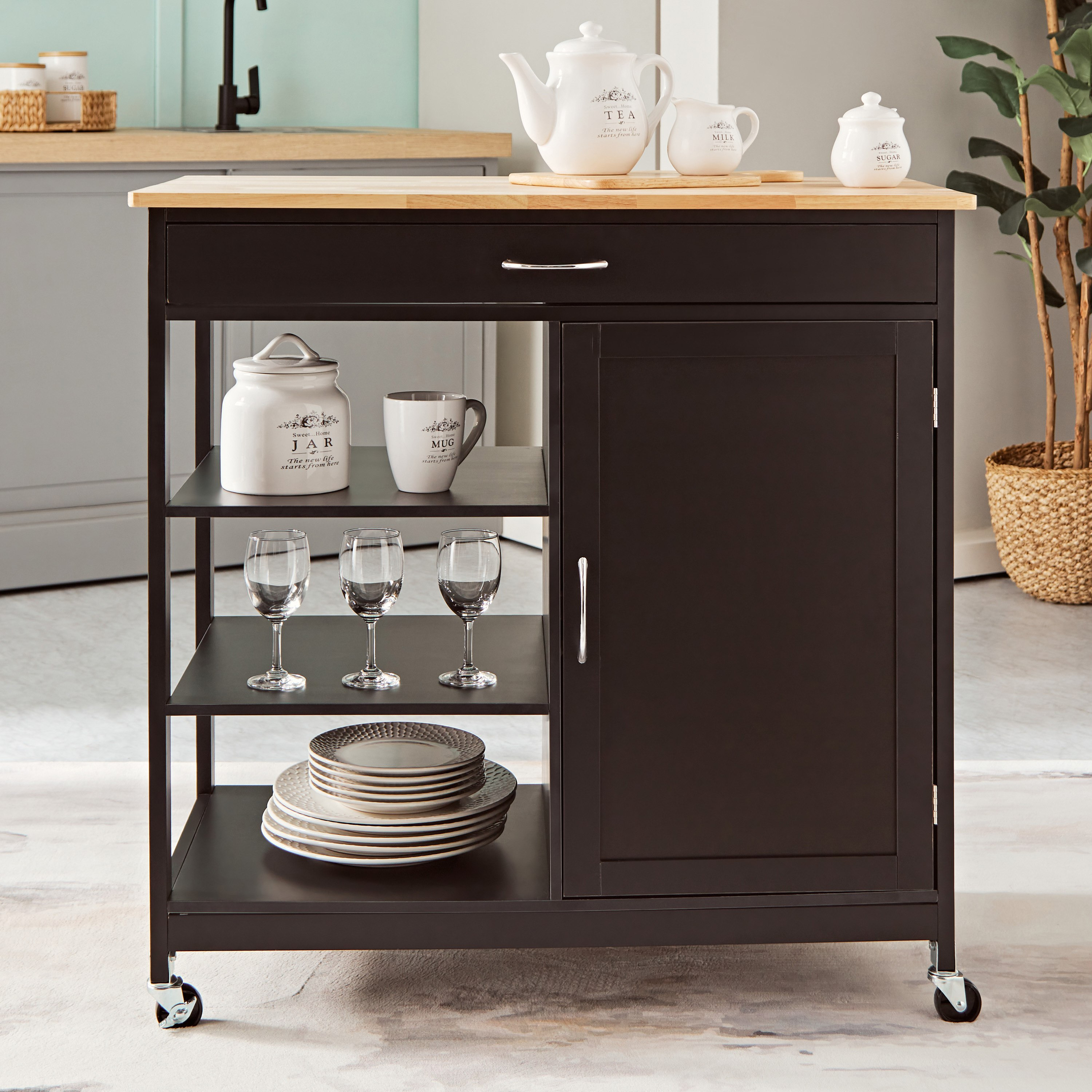 عربة مطبخ بسطح خشبي من بينج-hbxlivingroom-tablesandstands-servingtrolleys-image-3
