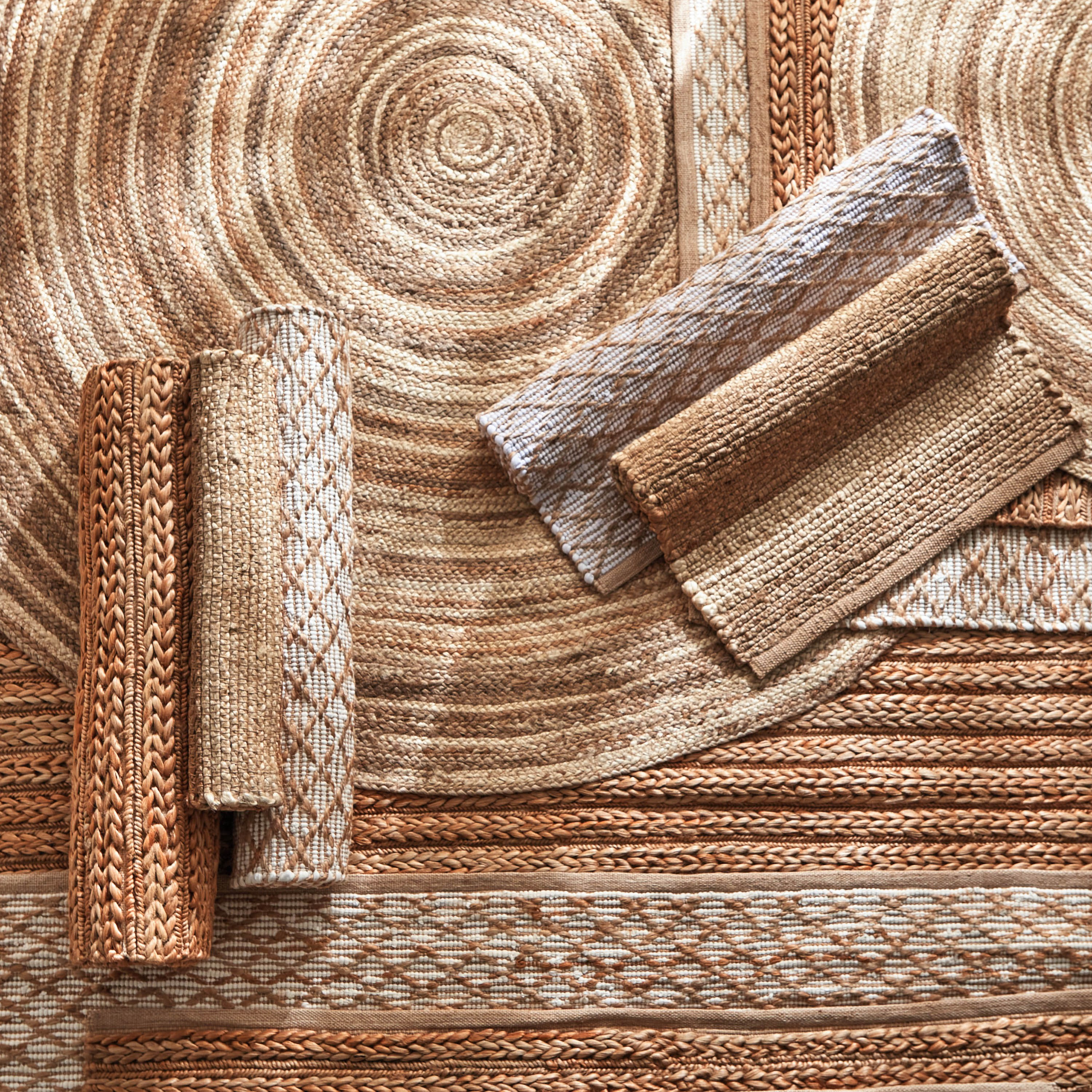 سجادة جوت مضفرة يدويًا من ناتورا - 200 سم-hbxdecorandfurnishings-floorcoverings-rugs-image-5