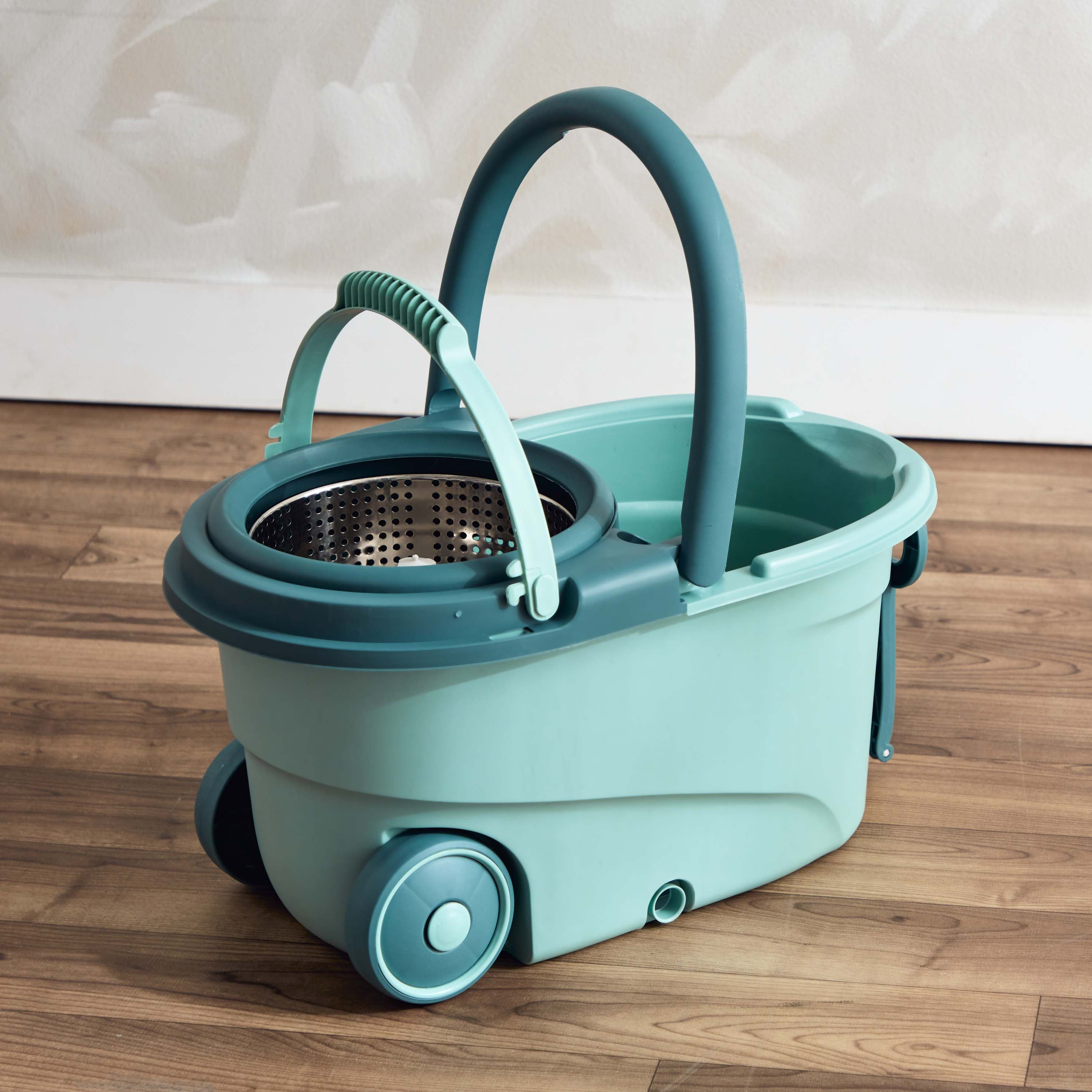دلو ممسحة دوارة مع 2 رأس ممسحة وجناح ستانلس ستيل من إيليت - 8 لتر-PROMO_HB_AE_B1G1_250925-image-6