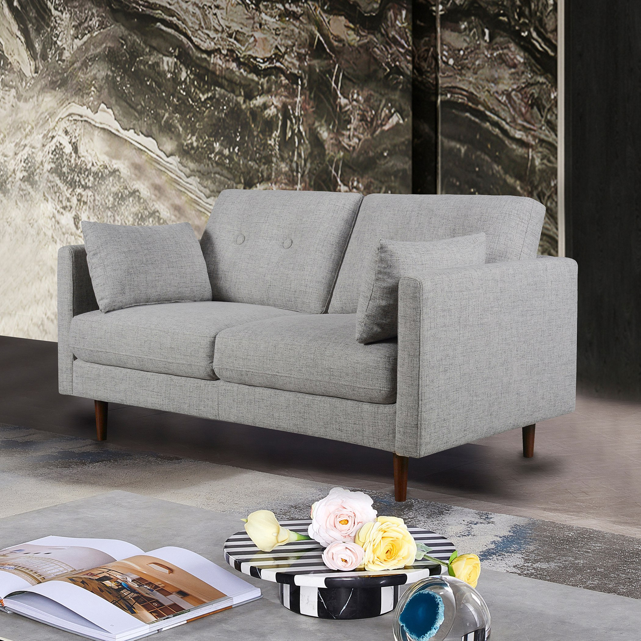 كنبة قماش مقعدين مع وسادتين من أثين-hbxlivingroom-sofasandarmchairs-sofas-image-1