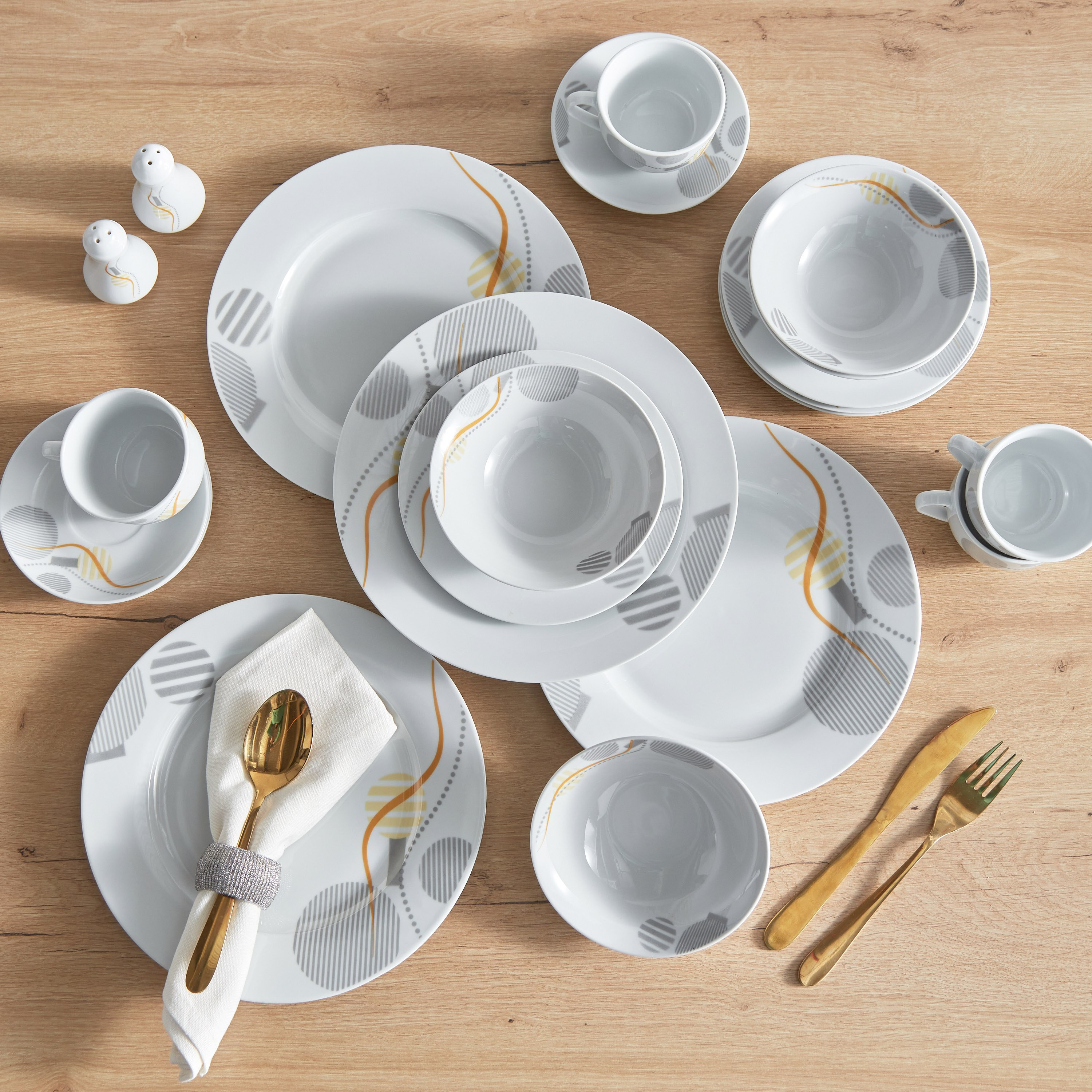 طقم عشاء 22 قطعة من مانهاتن - 4 أشخاص-hbxhomeware-hbxkitchen-image-1