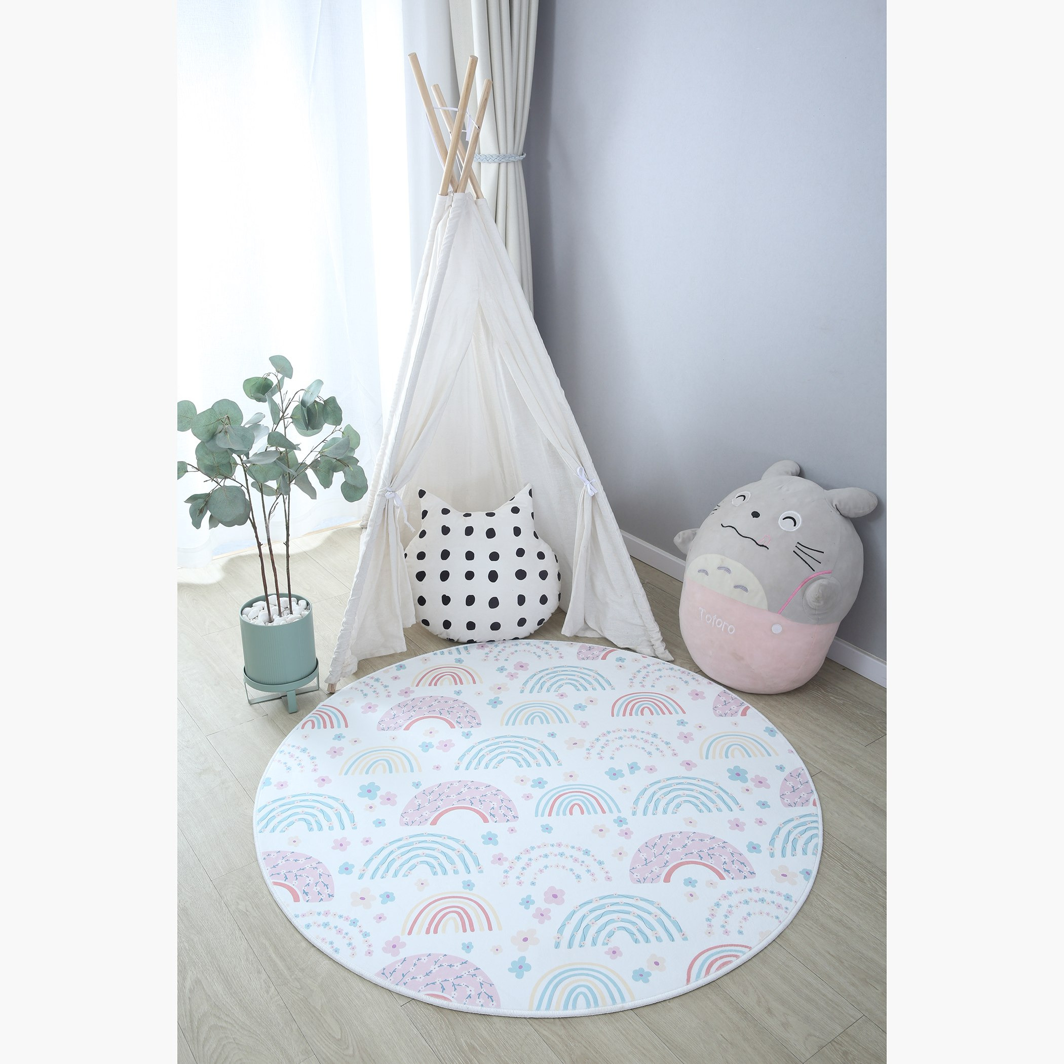 سجادة فلانيل بطبعات زهرية هرميون من بن - 120 سم-hbxhomeware-hbxkidsandyouth-image-1