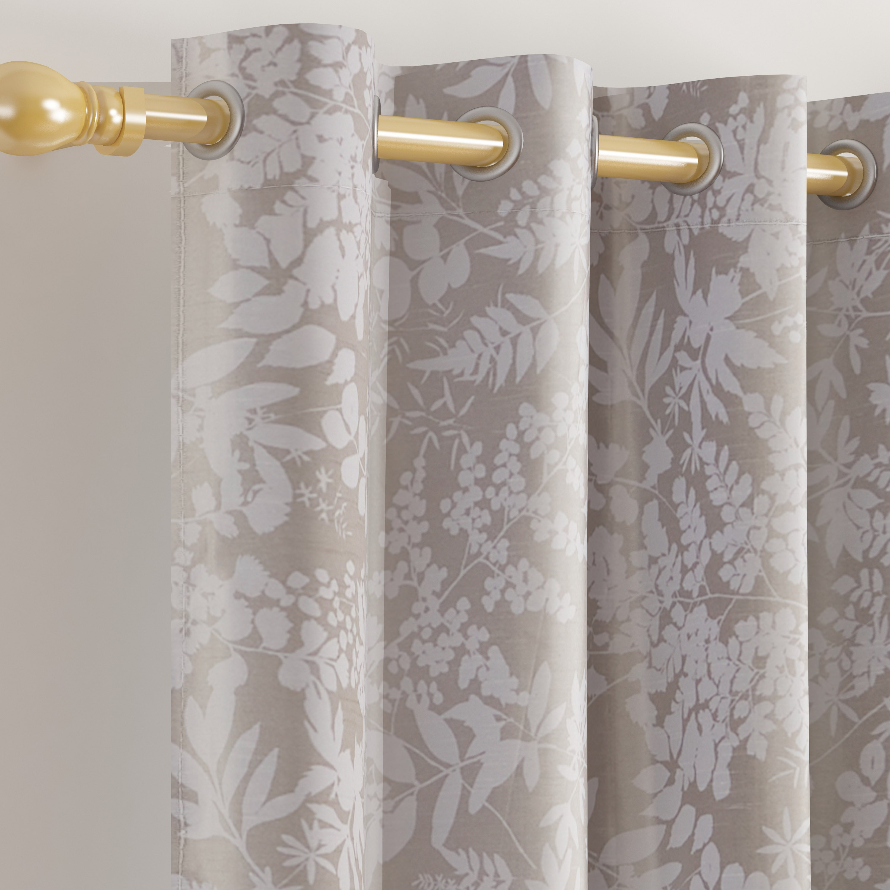 Ruselle Fern Printed Single Curtain - 140x240 cm-hbxhomeware-hbxdecorandfurnishings-image-2