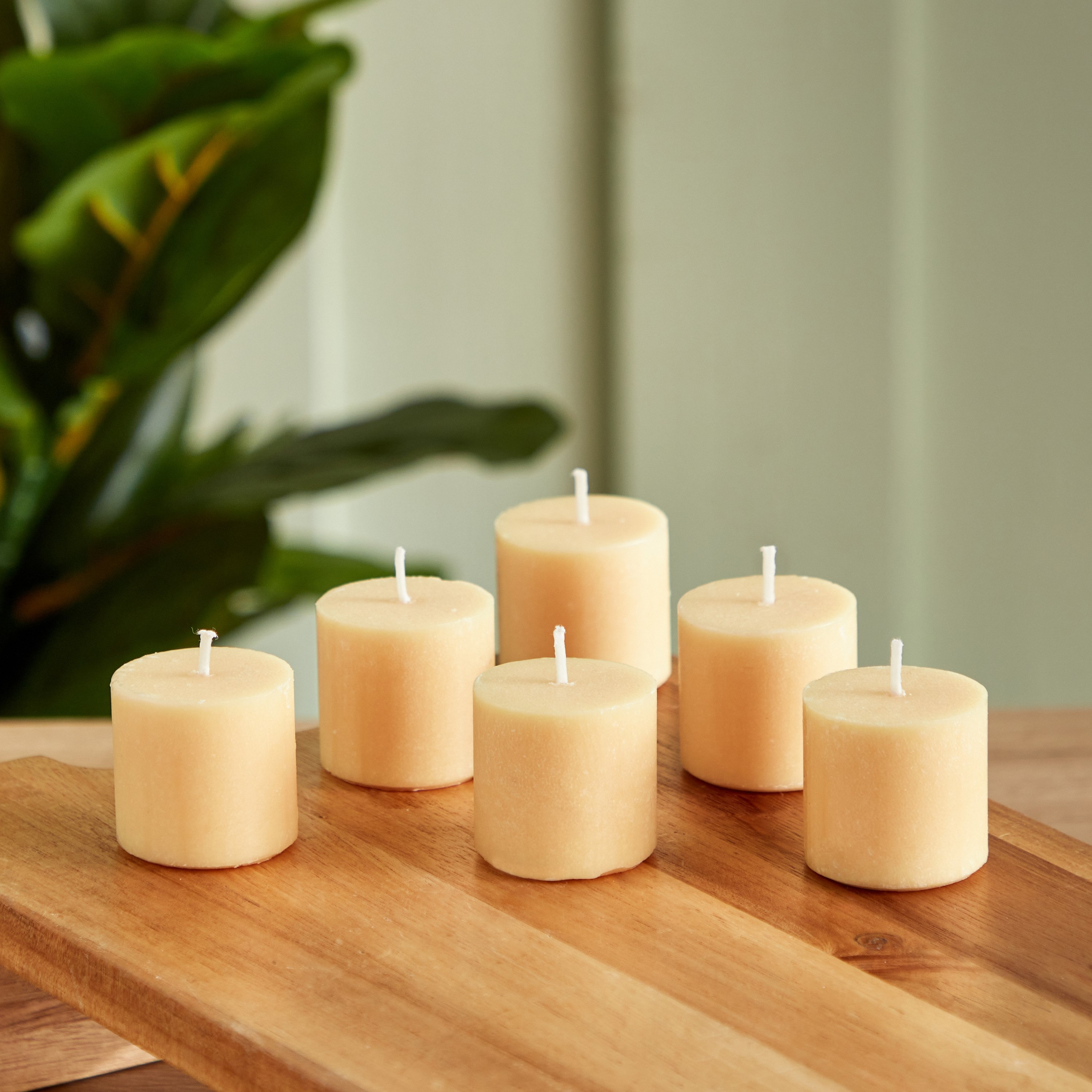 مجموعة شموع صغيرة فانيليا 6 قطع من أودري - 32 جم-hbxlivingroom-decorandaccessories-candles-image-1