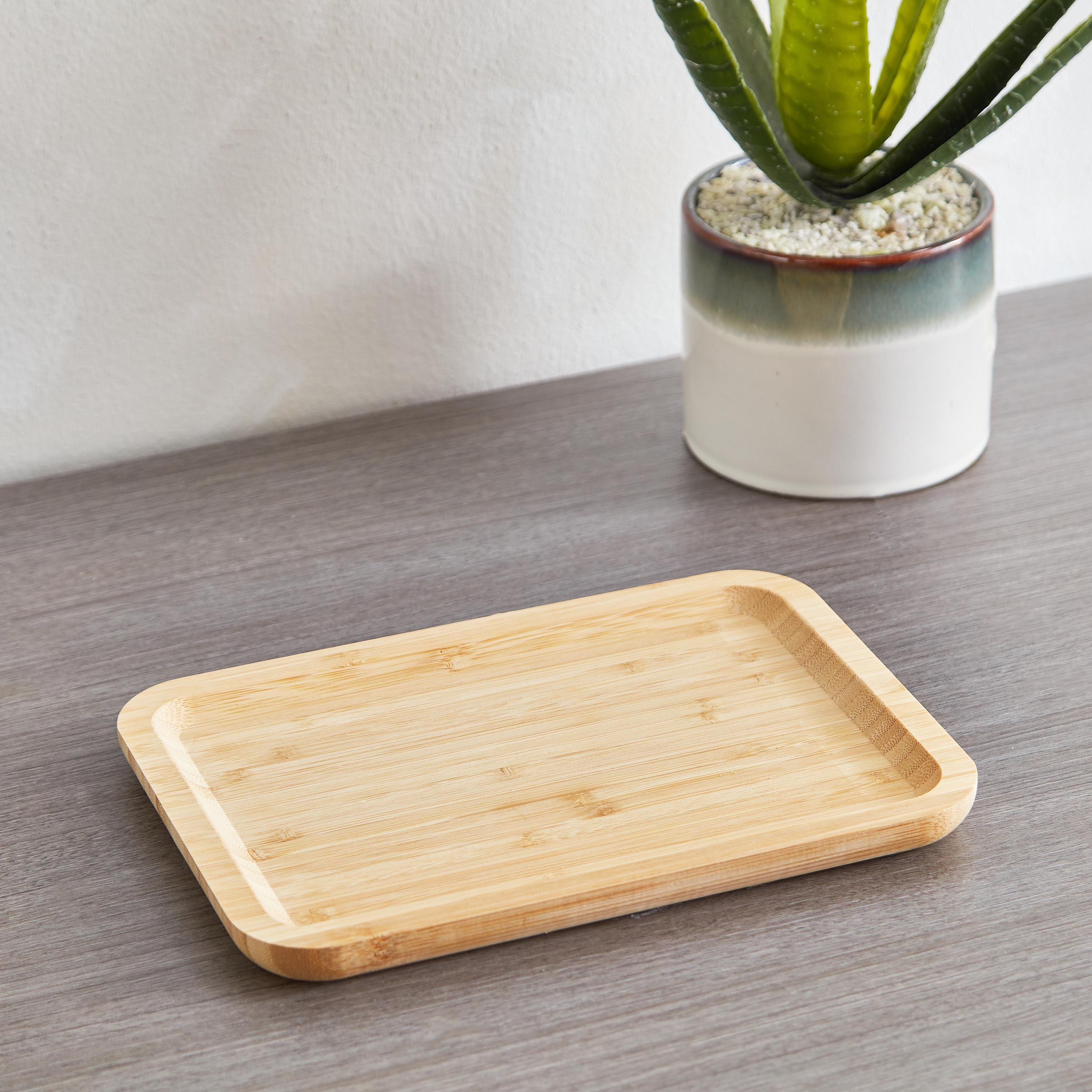 صينية مستطيلة من الخيزران - صغيرة-hbxdecorandfurnishings-tabletop-serveware-image-2
