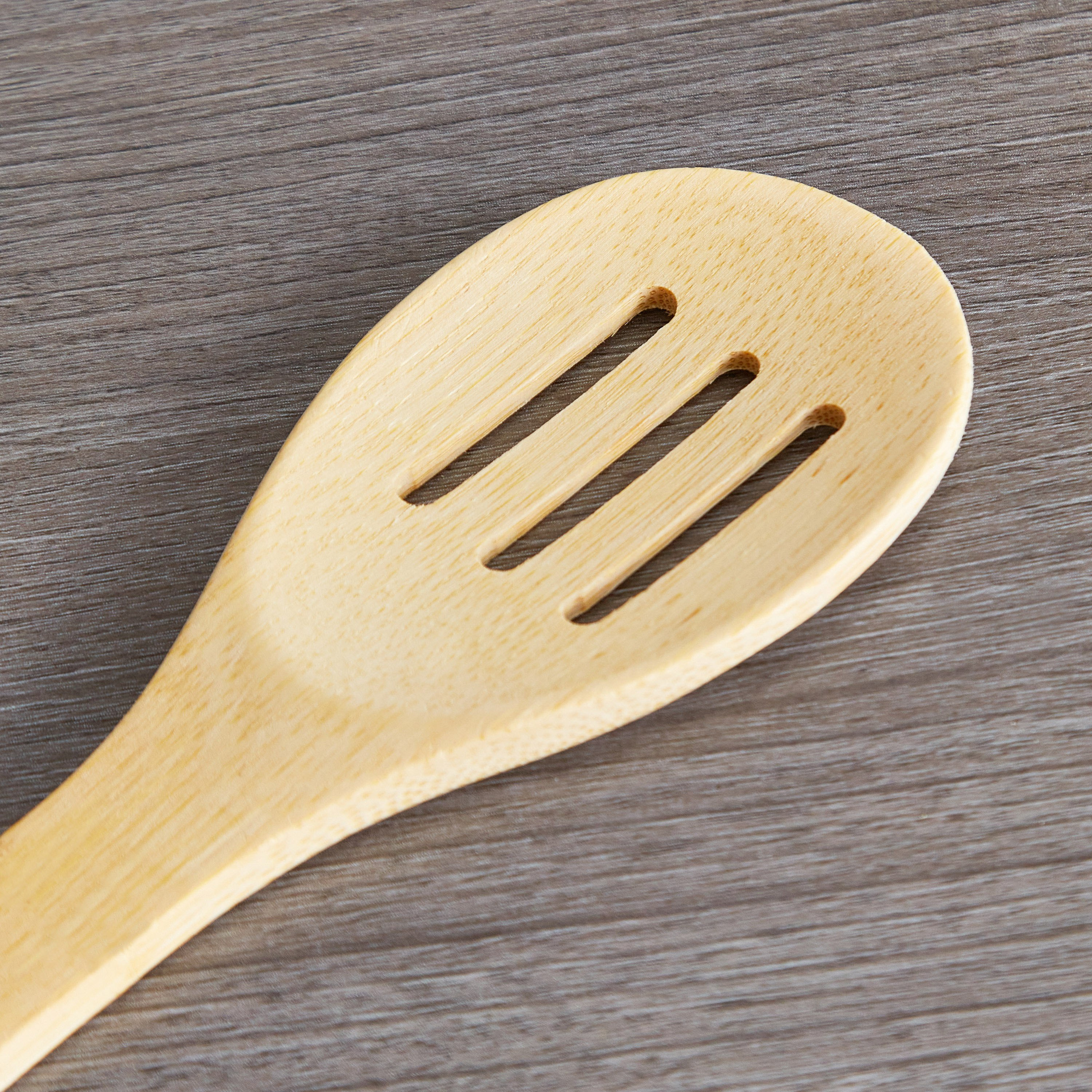 Bamboo Wood Slotted Spoon - 30 cm-hbxhomeware-hbxkitchen-image-2
