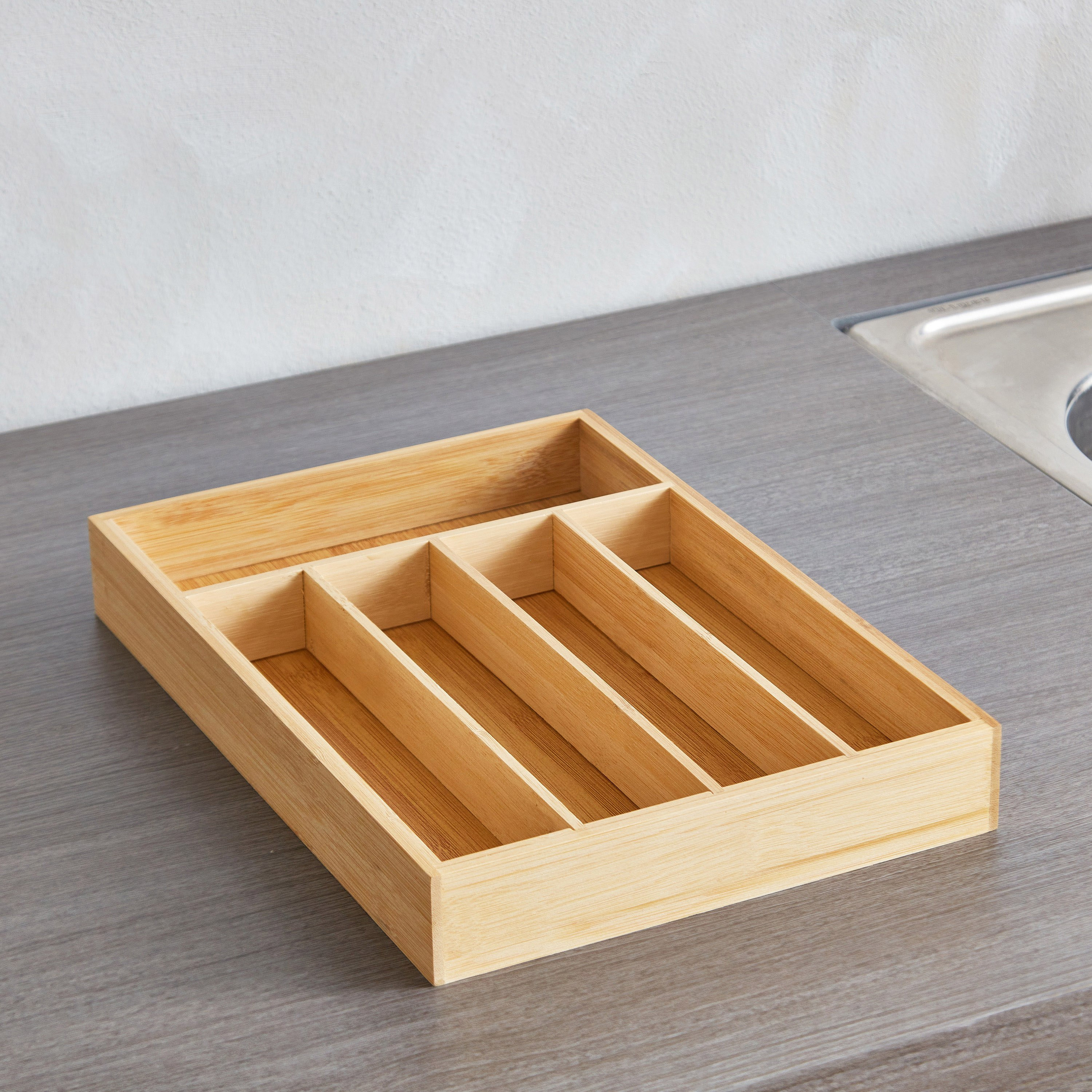 Bamboo Cutlery Tray-hbxhomeware-hbxkitchen-image-2