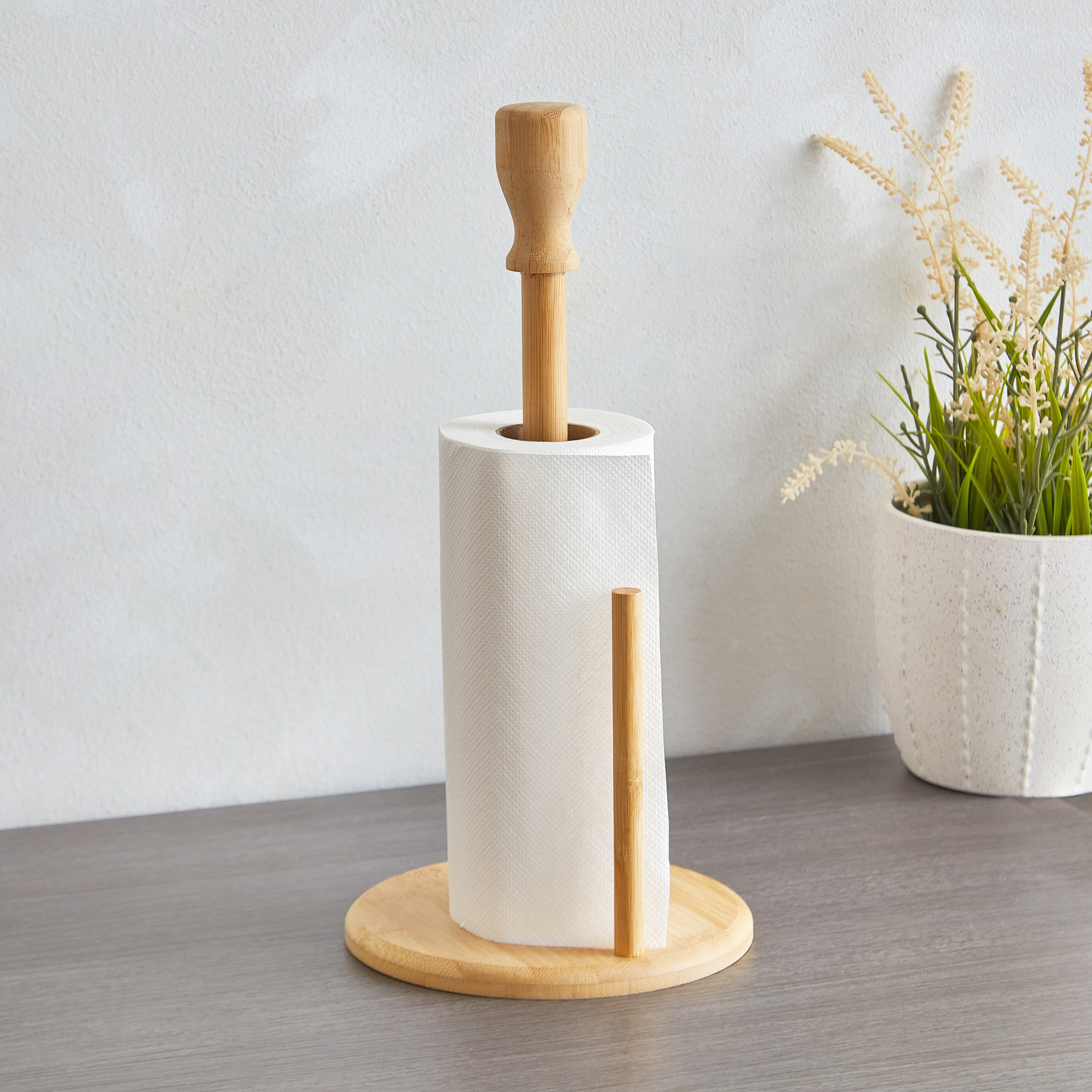 حامل مناديل بامبو - 35 سم-hbxkitchen-kitchenware-kitchenaccessories-image-1