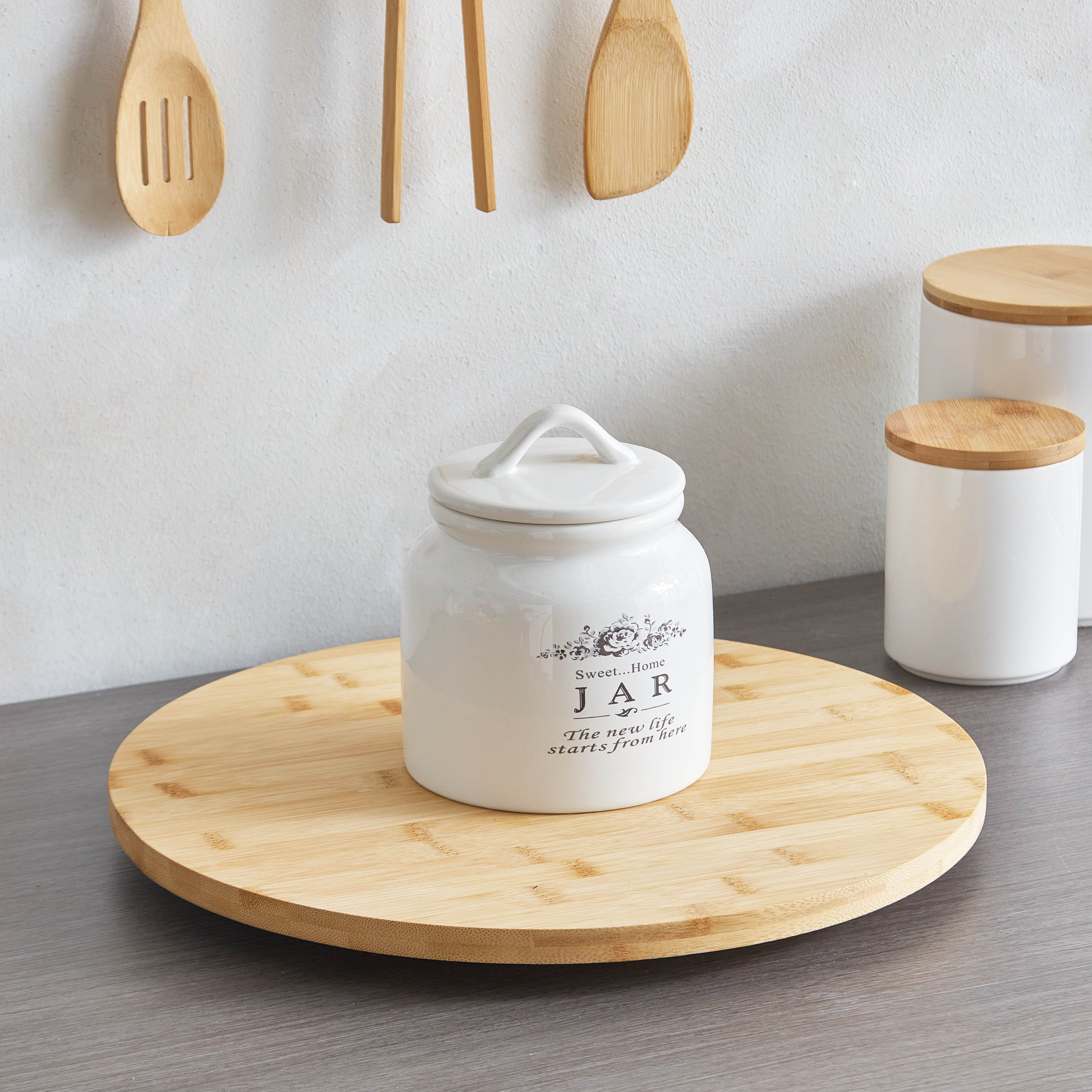 Bamboo Lazy Suzan - 39.5 cm-hbxdecorandfurnishings-tabletop-serveware-image-1