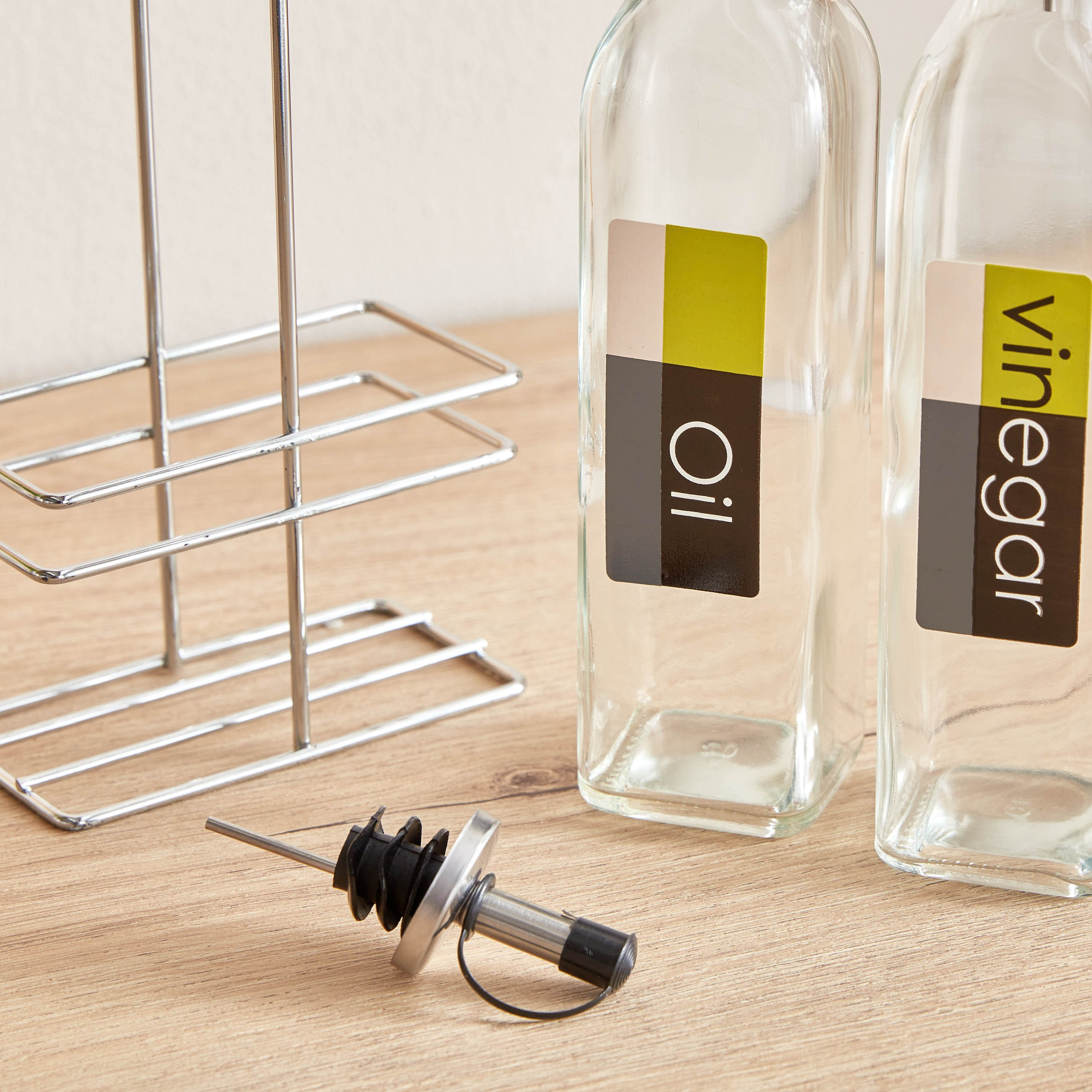 Essential Vinegar and Oil Bottle Set with Stand-hbxhomeware-hbxkitchen-image-4