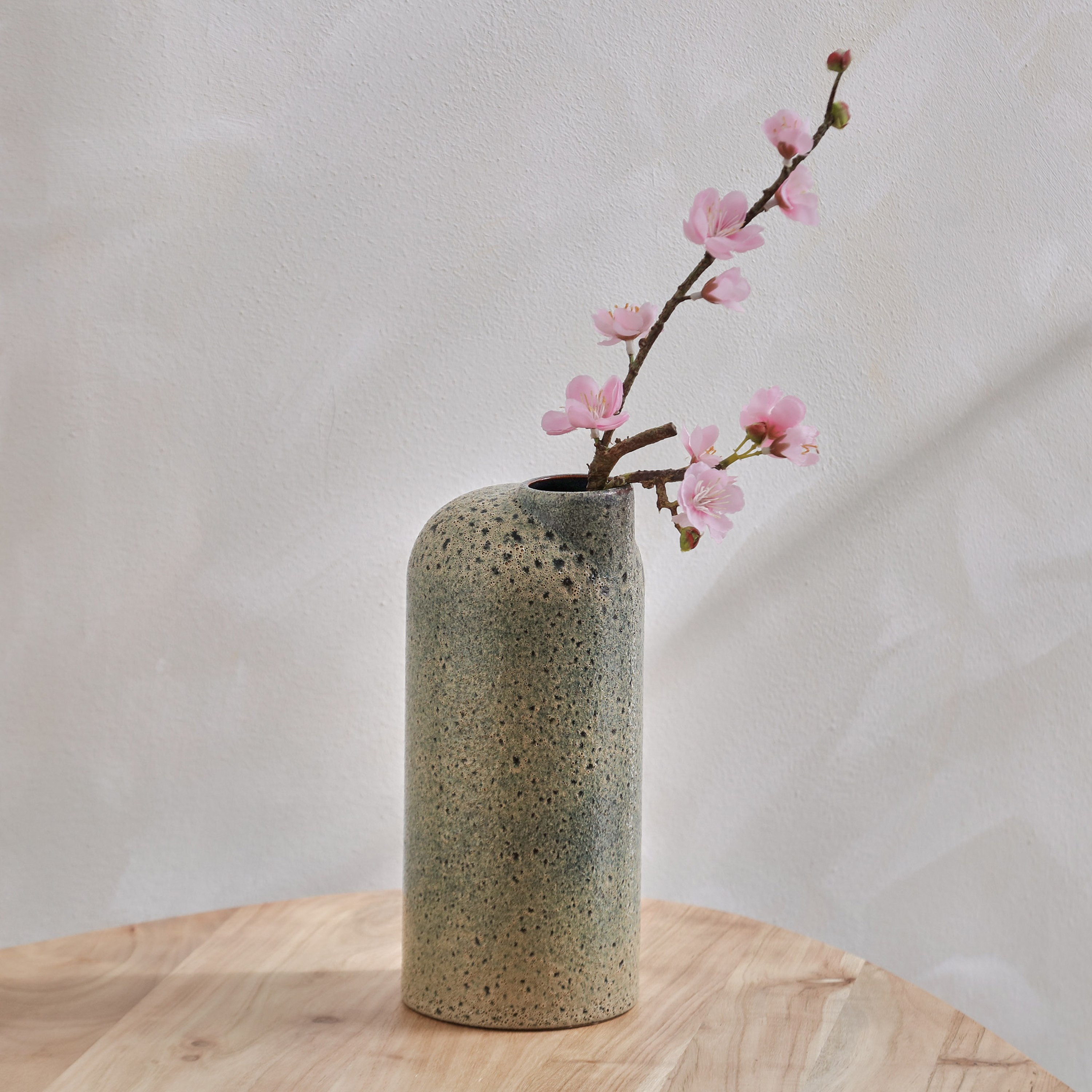 Koby Modern Carafe Natural Ceramic Vase - 11.5x11.5x26 cm-PROMO_HB_AE_B2G2_011025-image-1