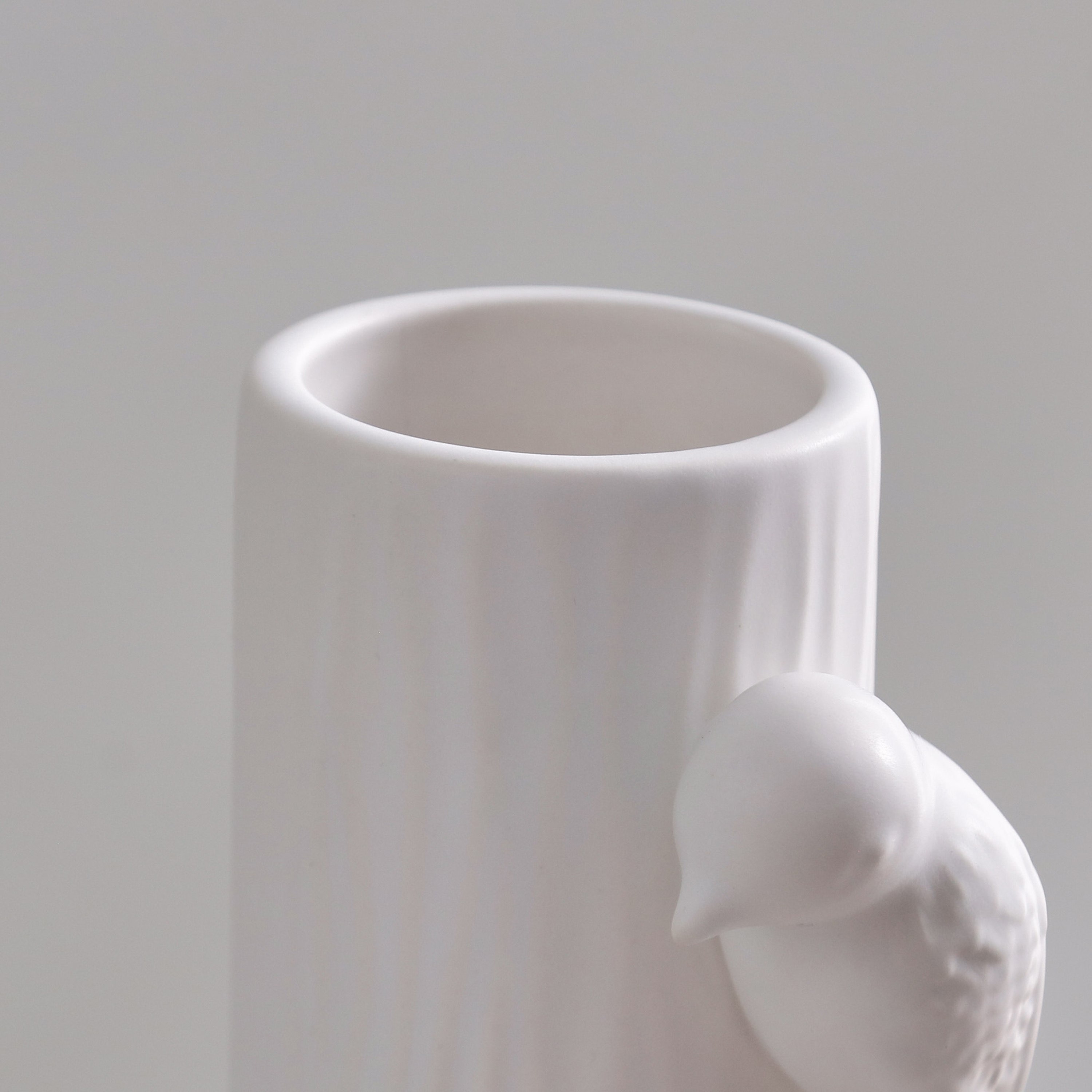 مزهرية سيراميك على شكل طيور من كوبي - 11x10.5x20 سم-hbxbedroom-decorandaccessories-vases-image-4