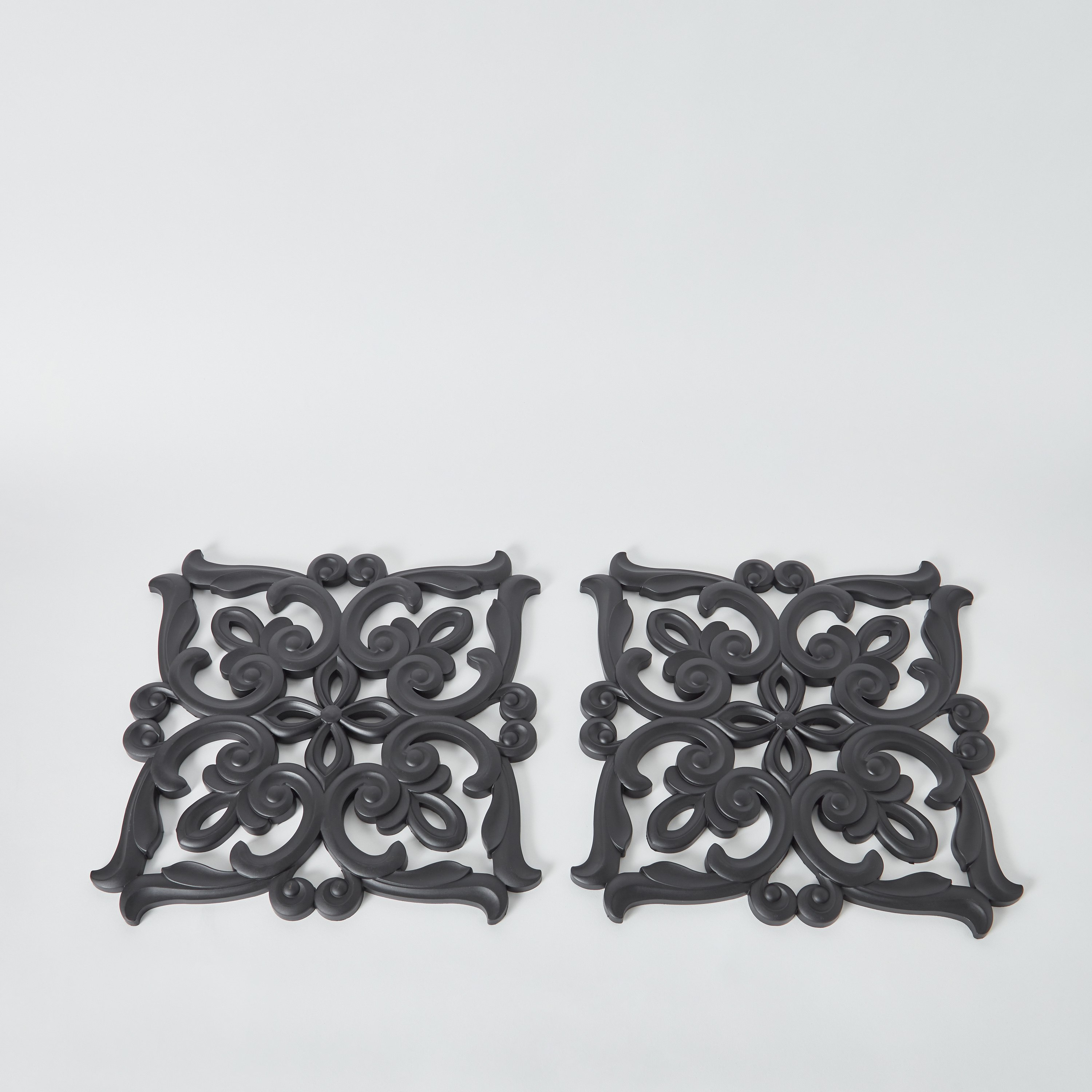 طقم ألواح حائط مربعة قطعتين من زويا - 40x2x40 سم-hbxdiningroom-walldecor-wallart-image-5