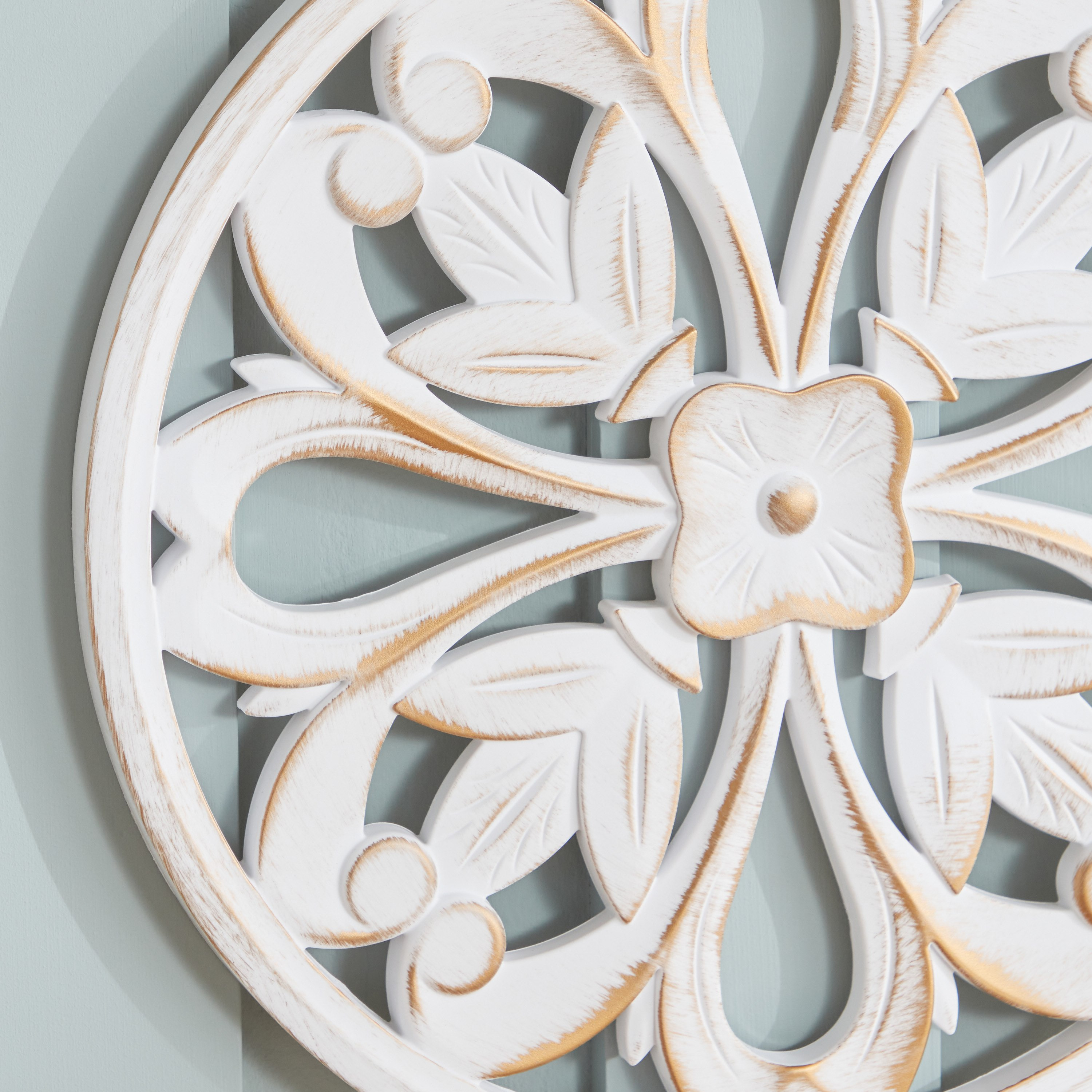 طقم ألواح حائط مستديرة قطعتين من زويا - 40x2x40 سم-hbxdiningroom-walldecor-wallart-image-3