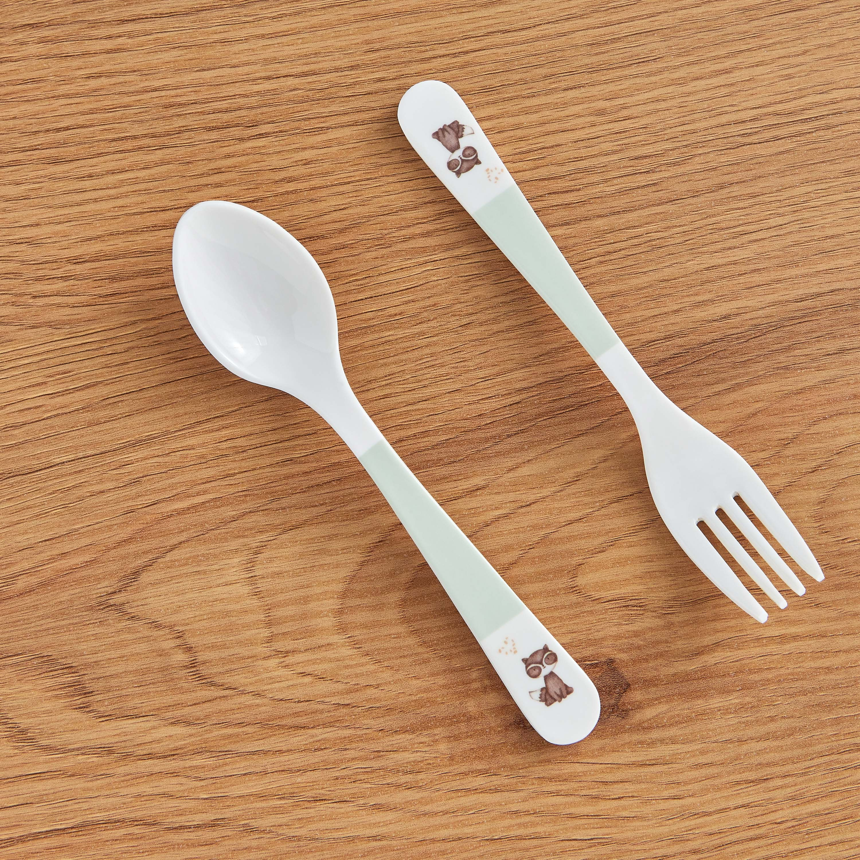 Ron Trinity 2-Piece Melamine Safari Cutlery Set - 16 cm-hbxhomeware-hbxkidsandyouth-image-2