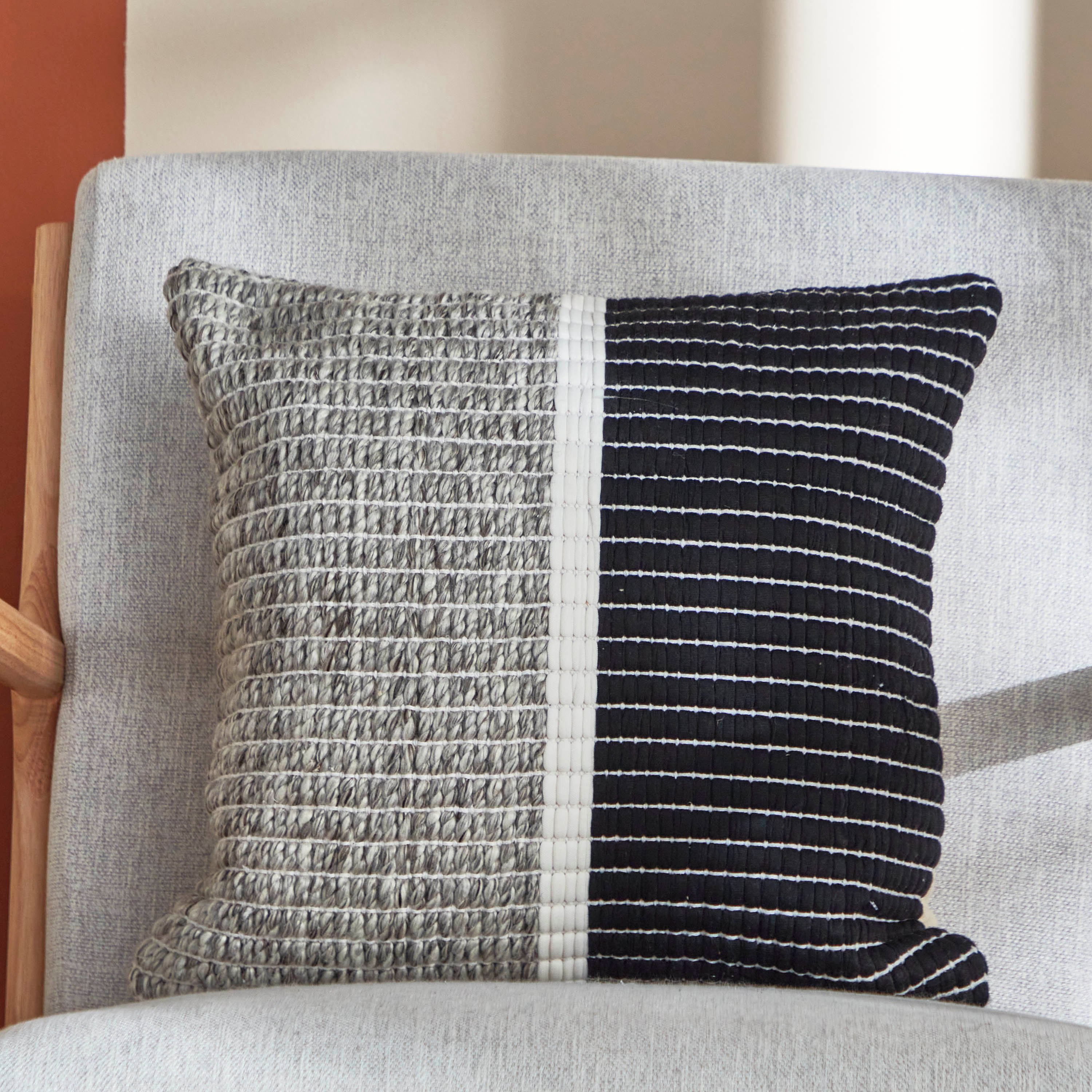 Haiti Dark Kat Cushion Cover - 45x45 cm-hbxhomeware-cushionsandcovers-cushioncovers-image-1