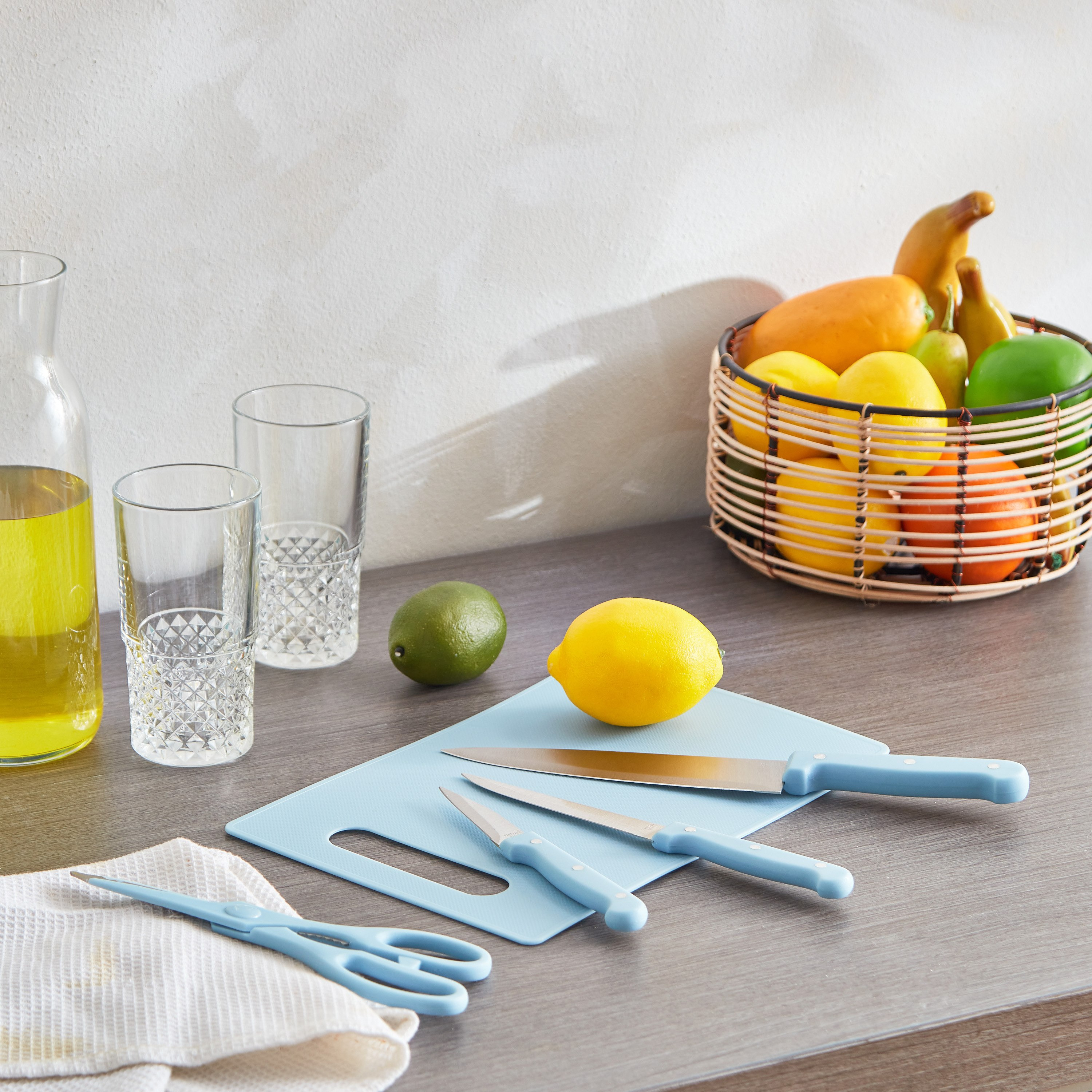 طقم سكاكين مع مقص ولوح تقطيع 5 قطع من روجرز-hbxkitchen-kitchenware-choppingboards-image-6