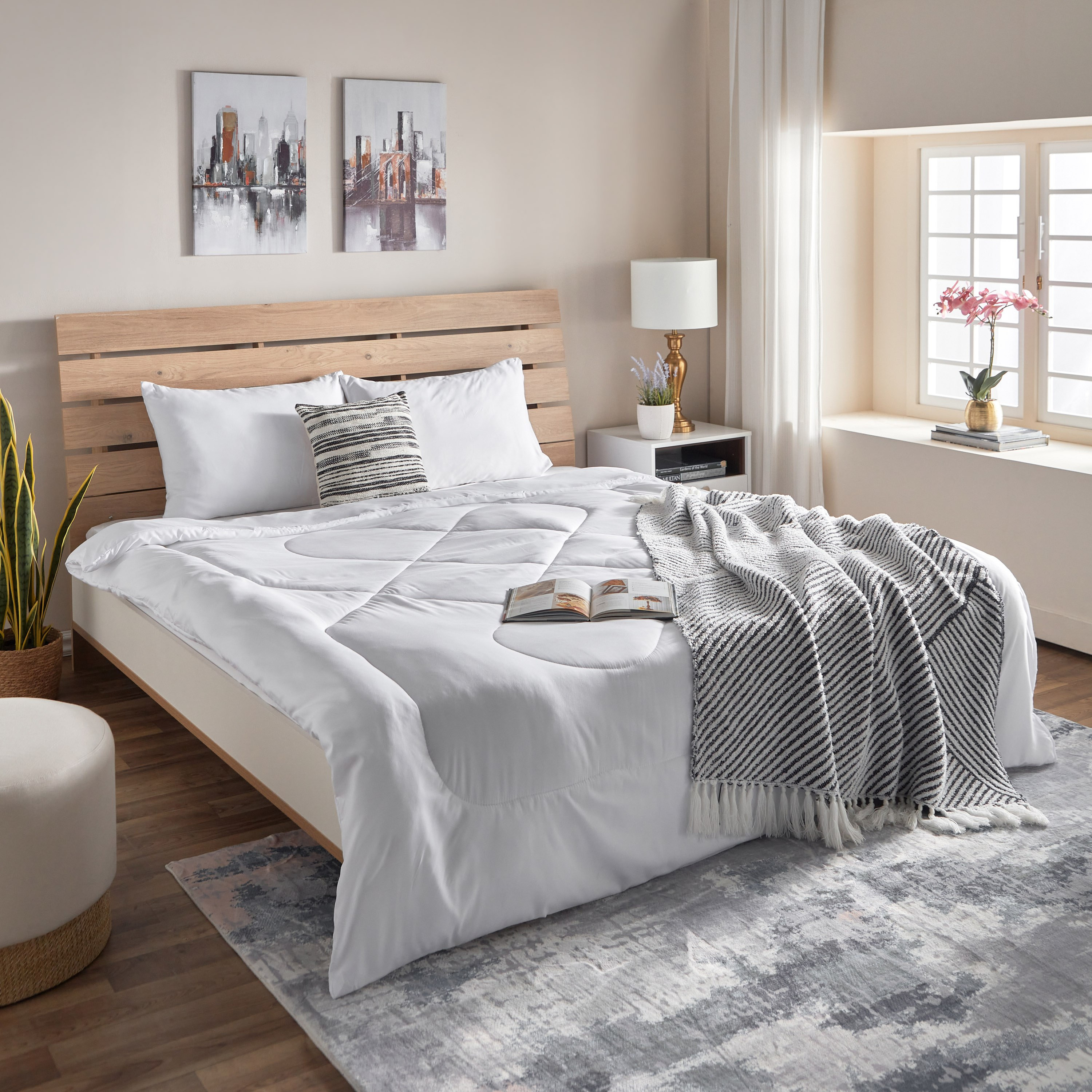 Nova Microfibre Queen King Duvet Inner - 220x220 cm-hbxdecorandfurnishings-bedding-duvetsandpillows-image-5