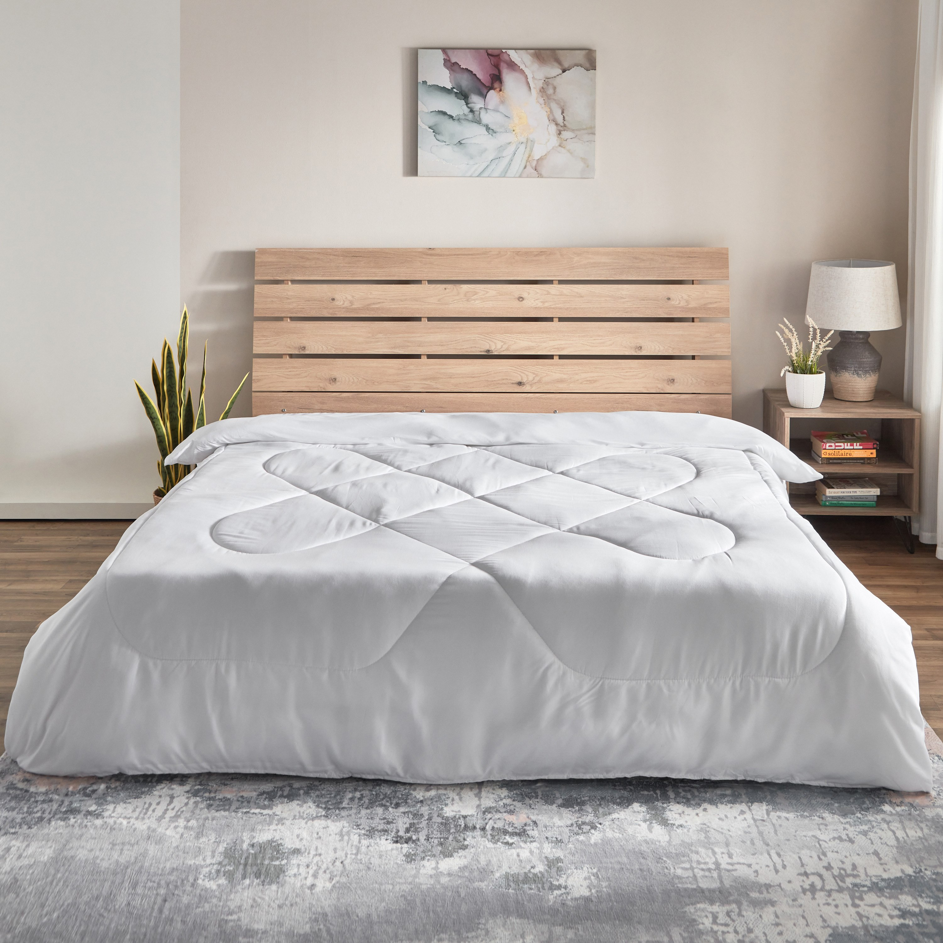 Nova Microfibre Super King Duvet Inner - 240x220 cm-hbxdecorandfurnishings-bedding-duvetsandpillows-image-2