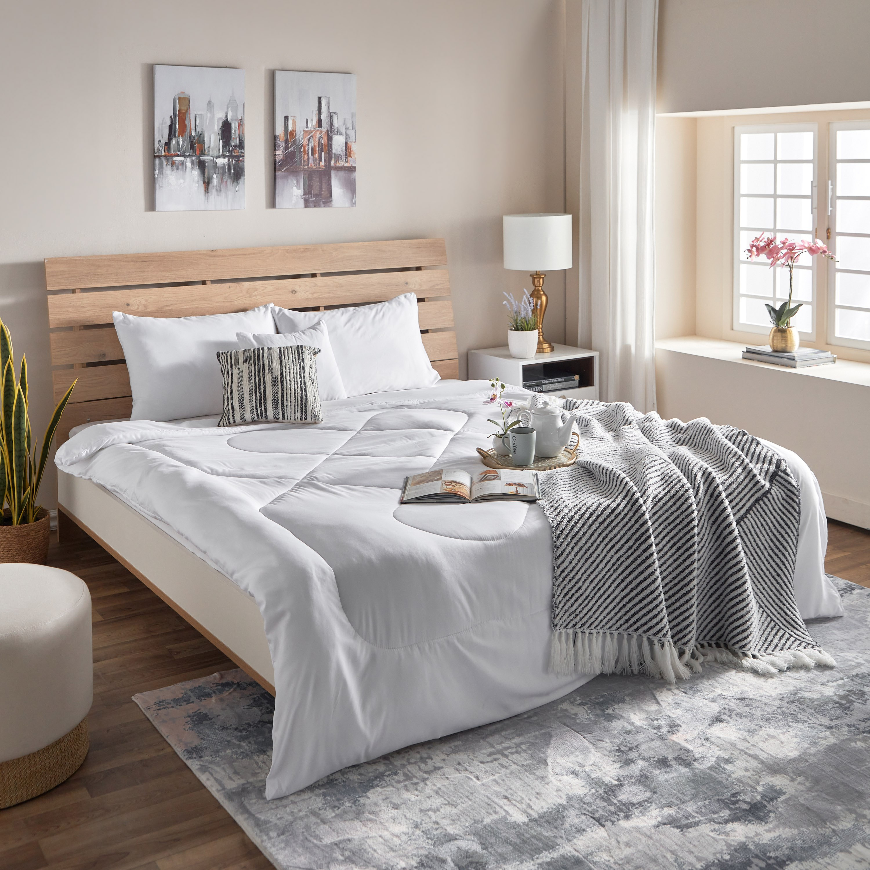 Andorra 5-Piece Queen Microfiber BIAB Comforter Set - 200x230 cm-hbxhomeware-hbxdecorandfurnishings-image-10