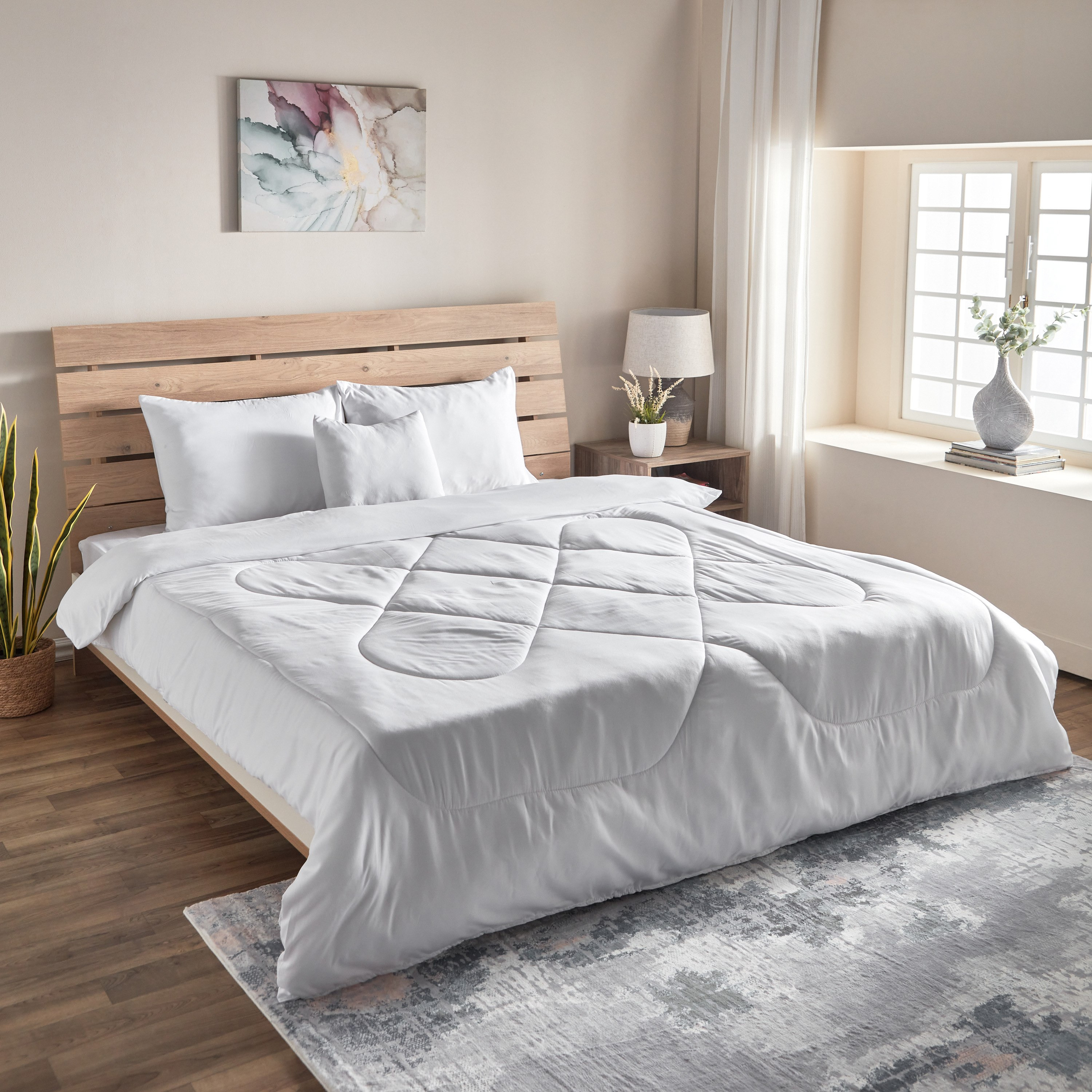 Andorra BIAB 5-Piece Microfibre King Comforter Set - 220x240 cm