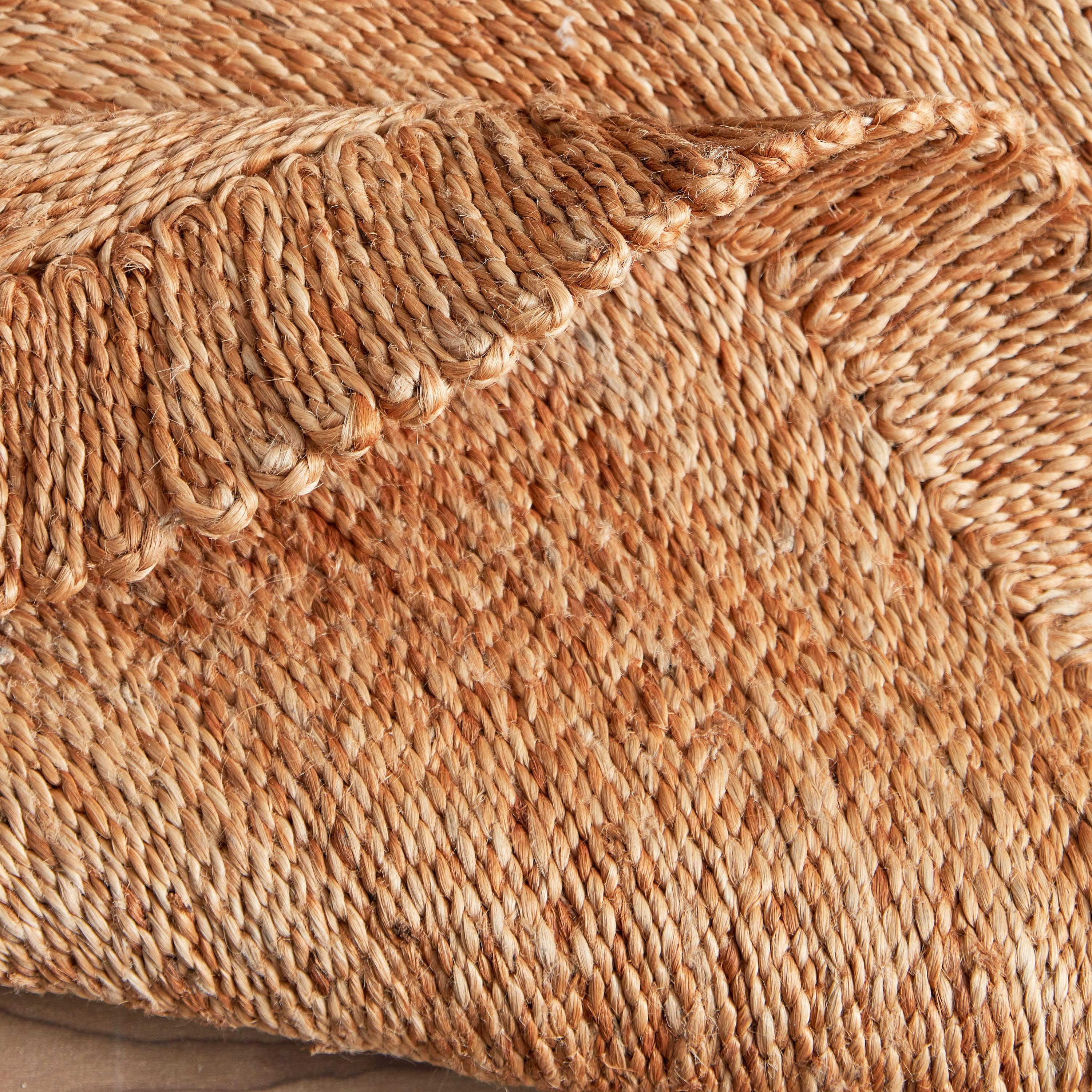 سجادة جوت مضفرة يدويًا من ناتورا ريزا - 120 سم-hbxdecorandfurnishings-floorcoverings-rugs-image-4