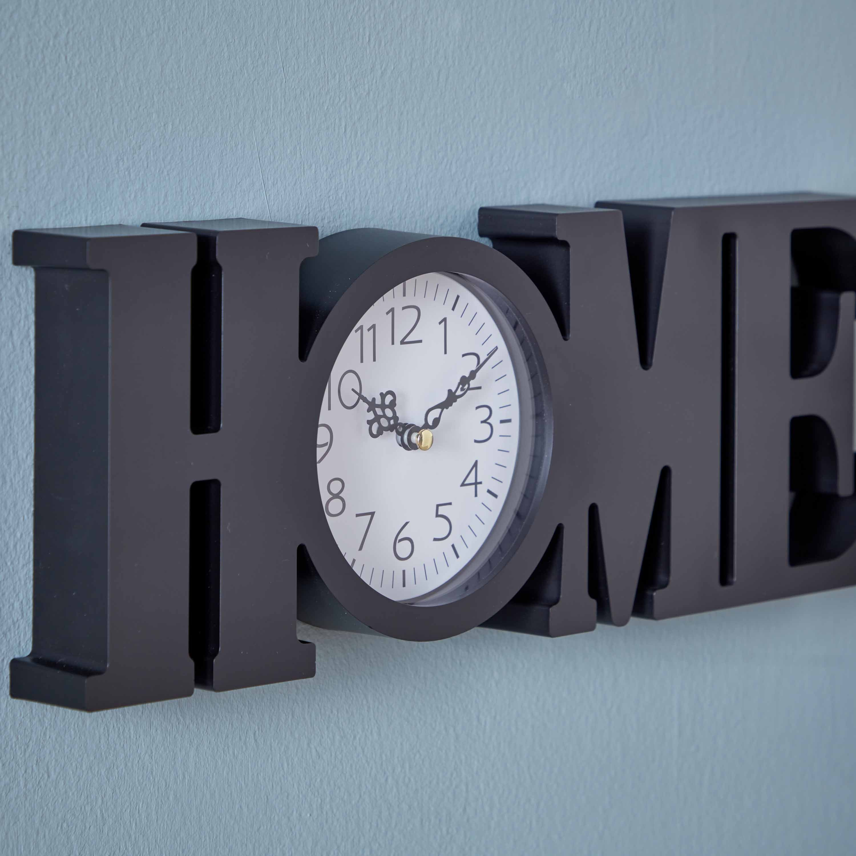 ساعة حائط هوم من هارفي - 36.8x14.5x3.9 سم-hbxdiningroom-decorandaccessories-clocks-image-3