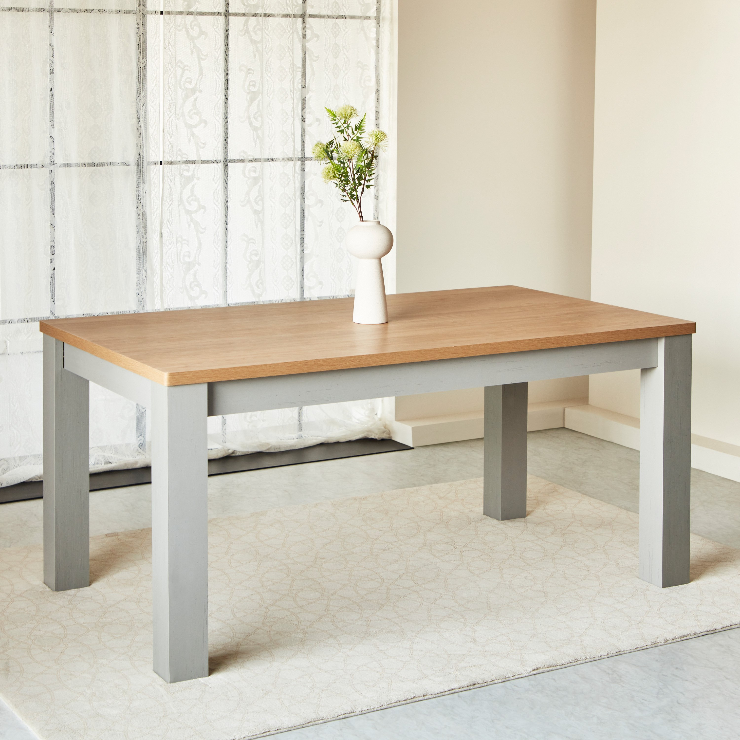 طاولة سفرة 6 مقاعد من فينسي-hbxdiningroom-diningtablesandsets-diningtables-sixseater-image-1