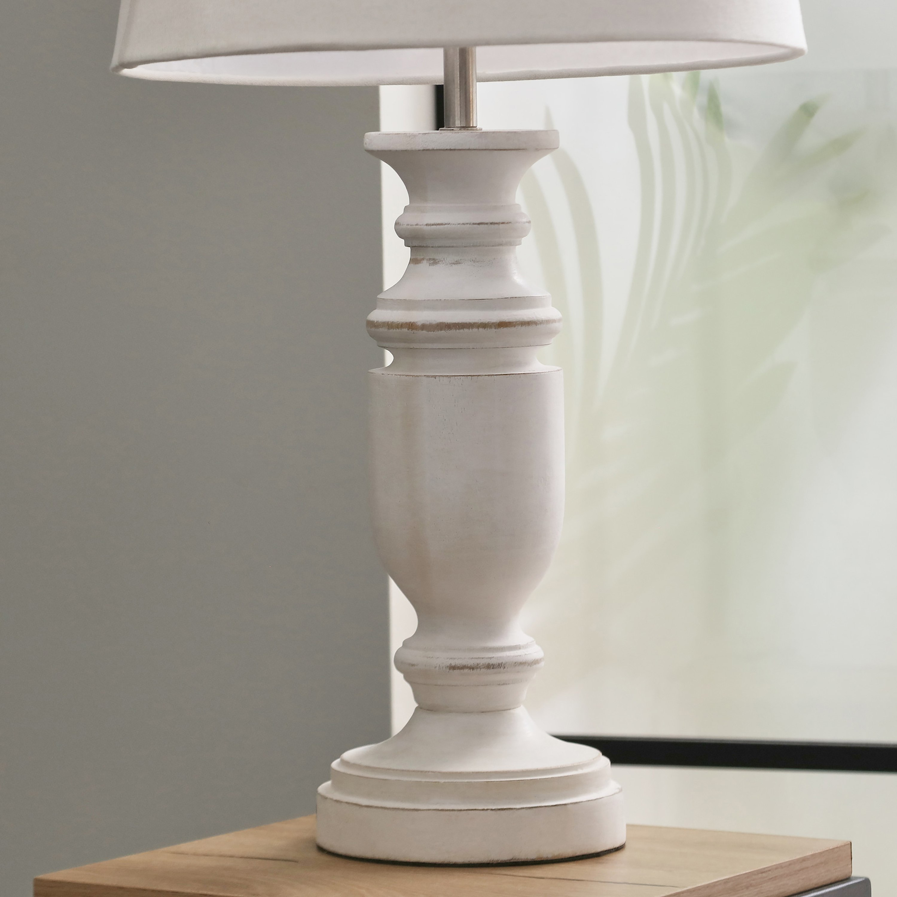 مصباح طاولة خشبي منحوت بغطاء رفيع من أدرانو - 55 سم-hbxlivingroom-lighting-tablelamps-image-4
