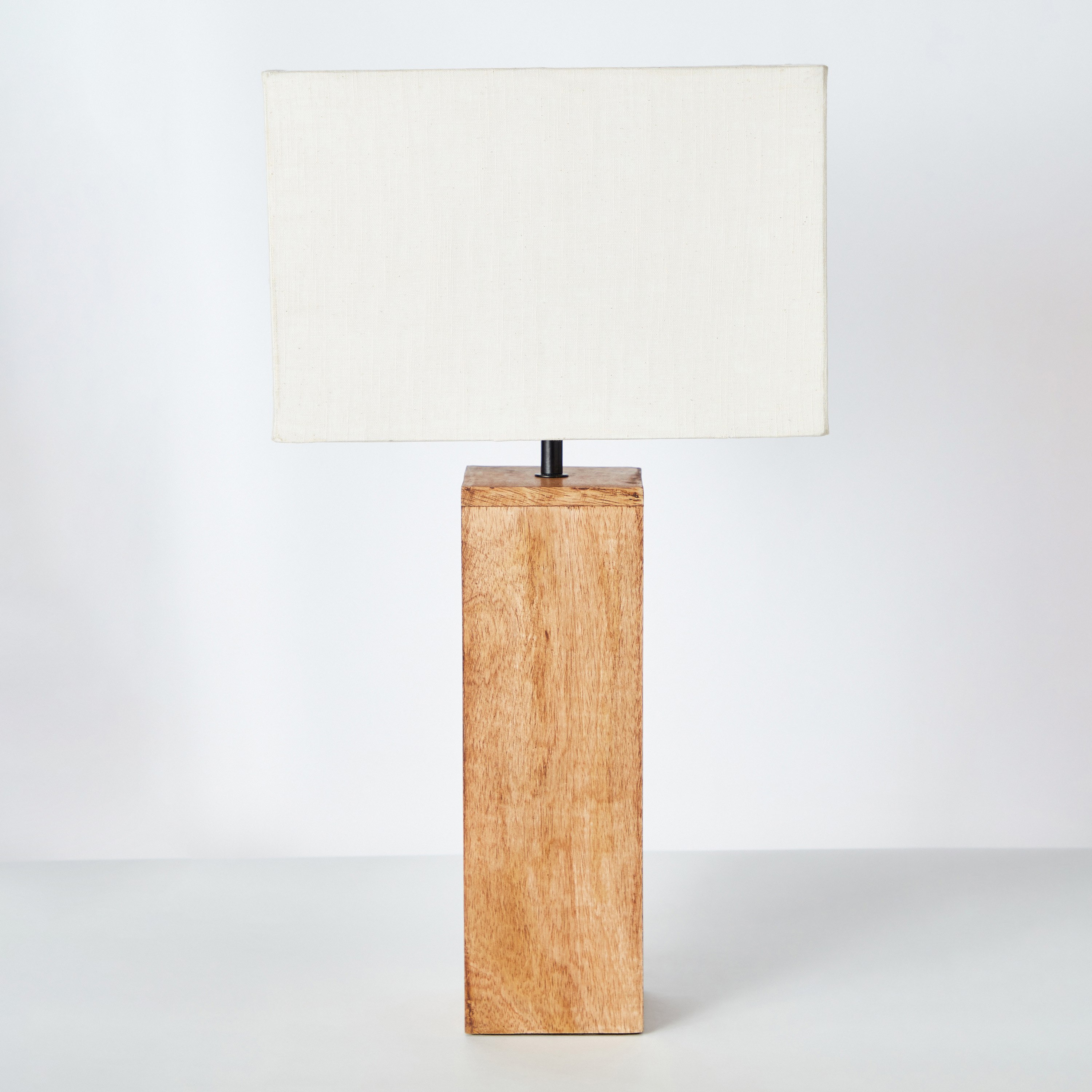 مصباح طاولة خشبي بغطاء كتان من أدرانو - 55 سم-hbxlivingroom-lighting-tablelamps-image-6