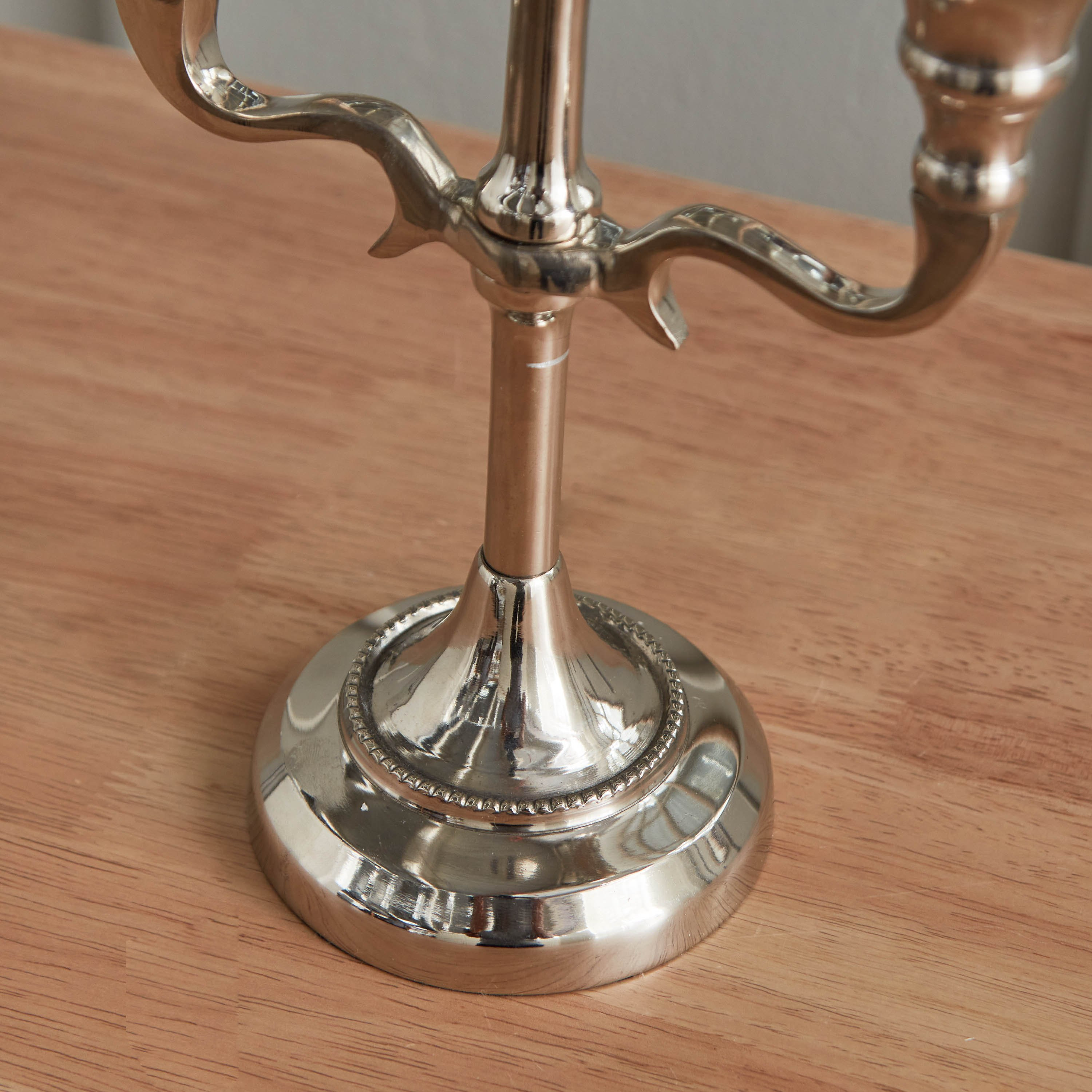 حامل شموع ديكور ألومنيوم من أورا - 21x21x25.5 سم-hbxlivingroom-decorandaccessories-candleholders-image-4