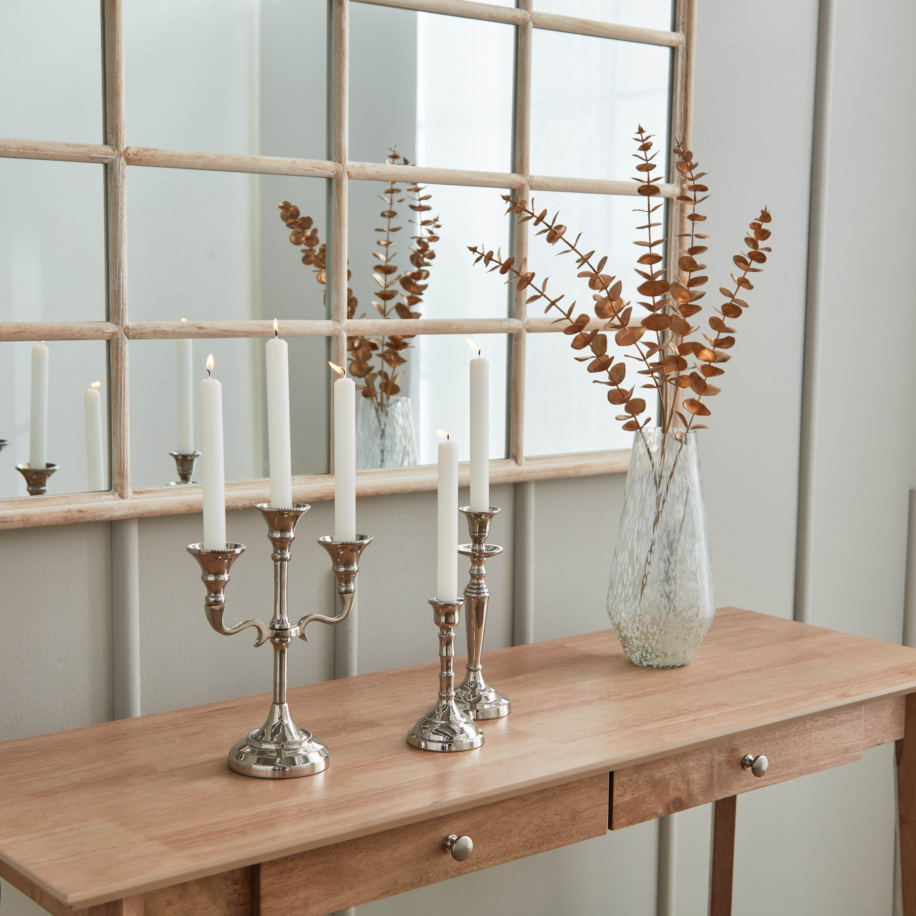 حامل شموع ديكور ألومنيوم من أورا - 21x21x25.5 سم-hbxlivingroom-decorandaccessories-candleholders-image-5