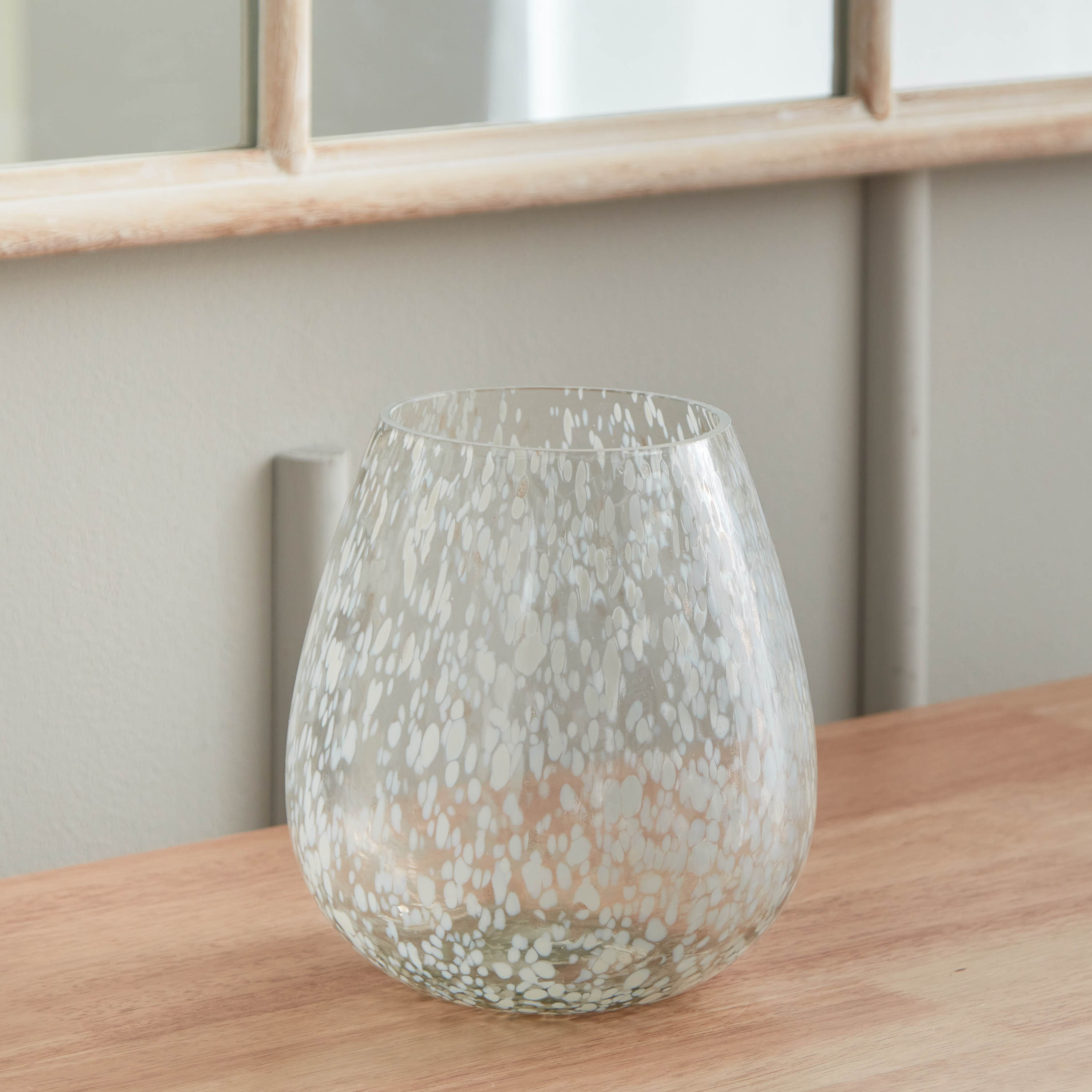 حامل شموع زجاج من أورا - 16.5x16.5x17.5 سم-hbxlivingroom-decorandaccessories-candleholders-image-2