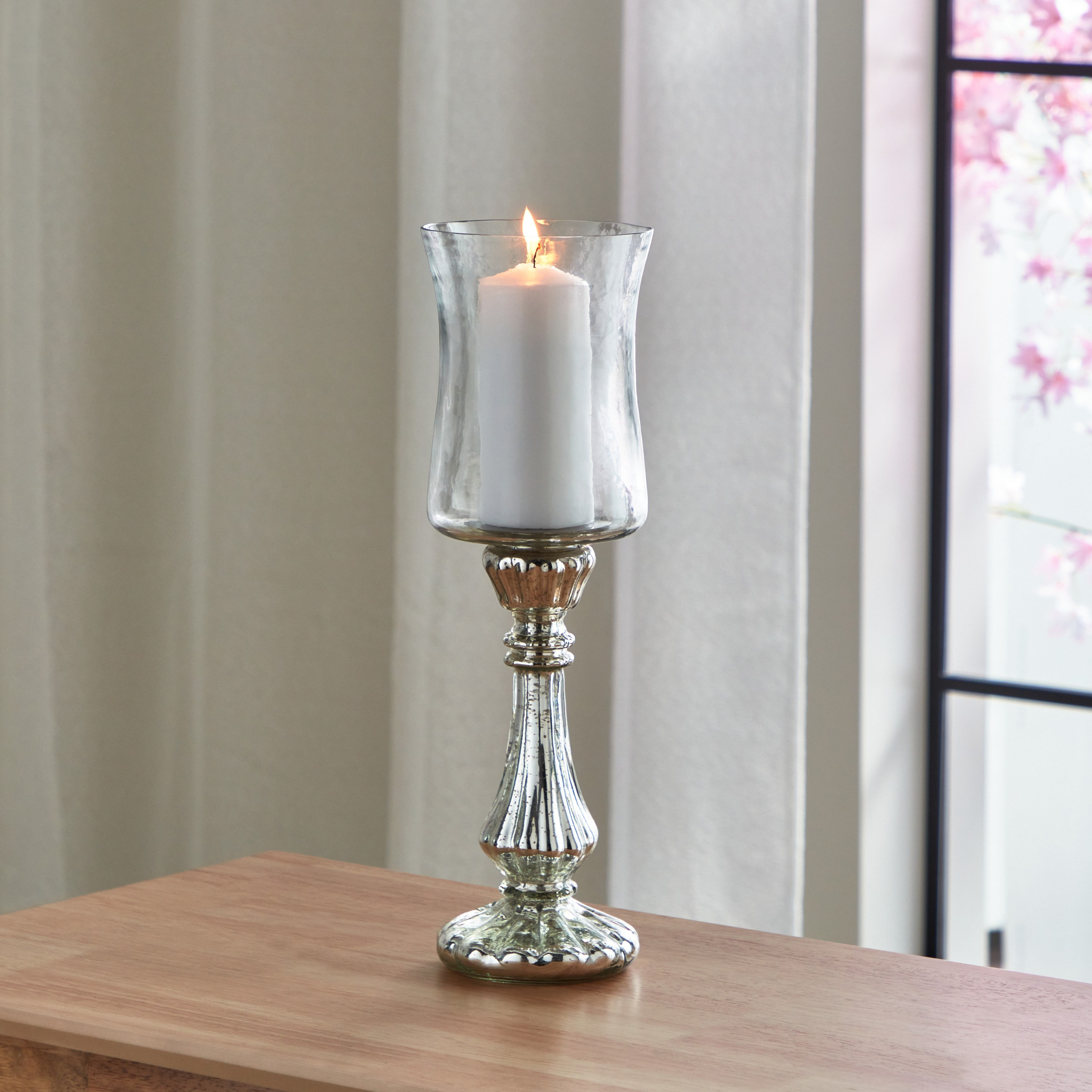 حامل شموع فانوس من جريس - 11.5x11.5x36.5 سم-hbxlivingroom-decorandaccessories-candleholders-image-1