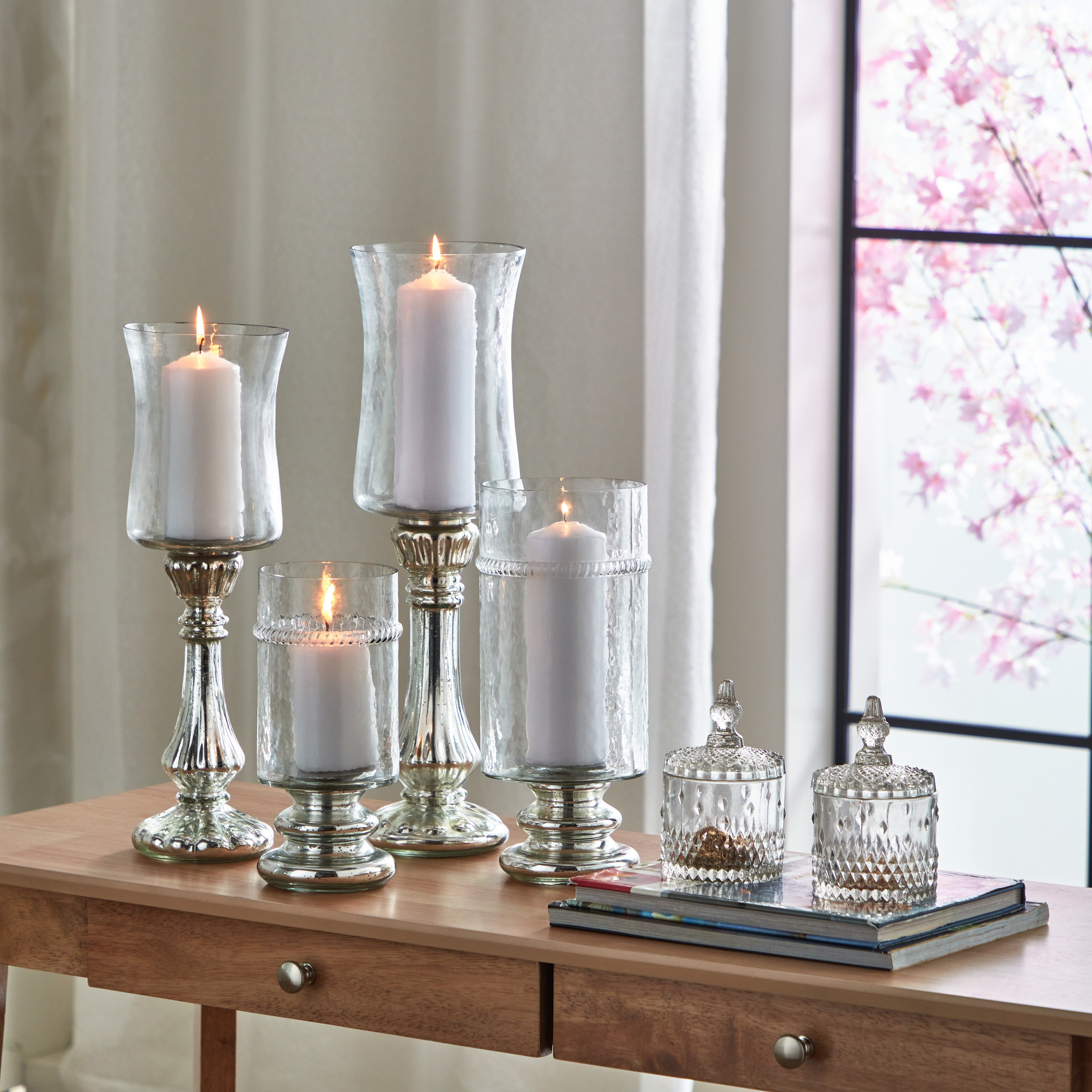 حامل شموع فانوس من جريس - 11.5x11.5x36.5 سم-hbxlivingroom-decorandaccessories-candleholders-image-5