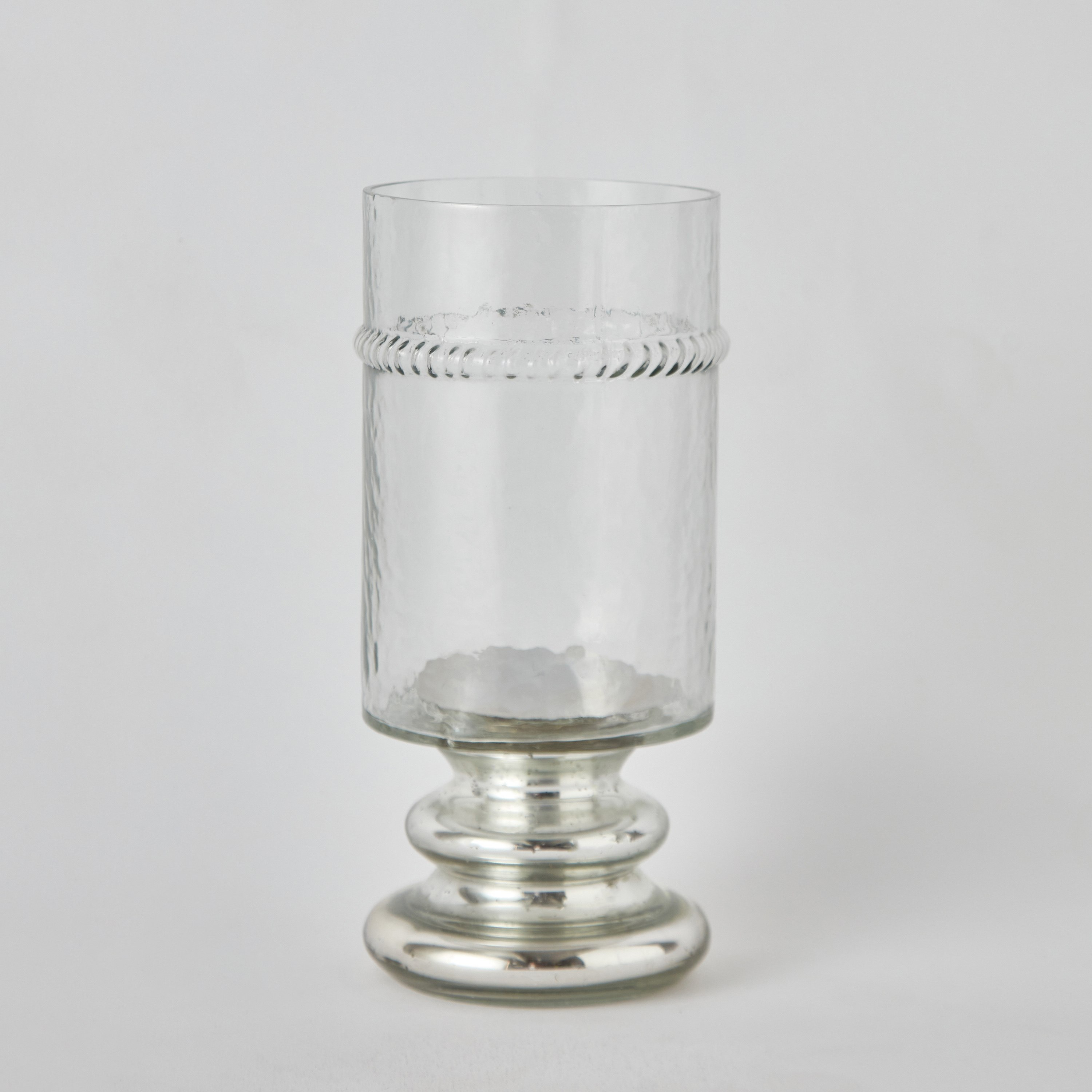حامل شموع بارز الملمس بحامل من جريس - 10x10x23 سم-hbxlivingroom-decorandaccessories-candleholders-image-6