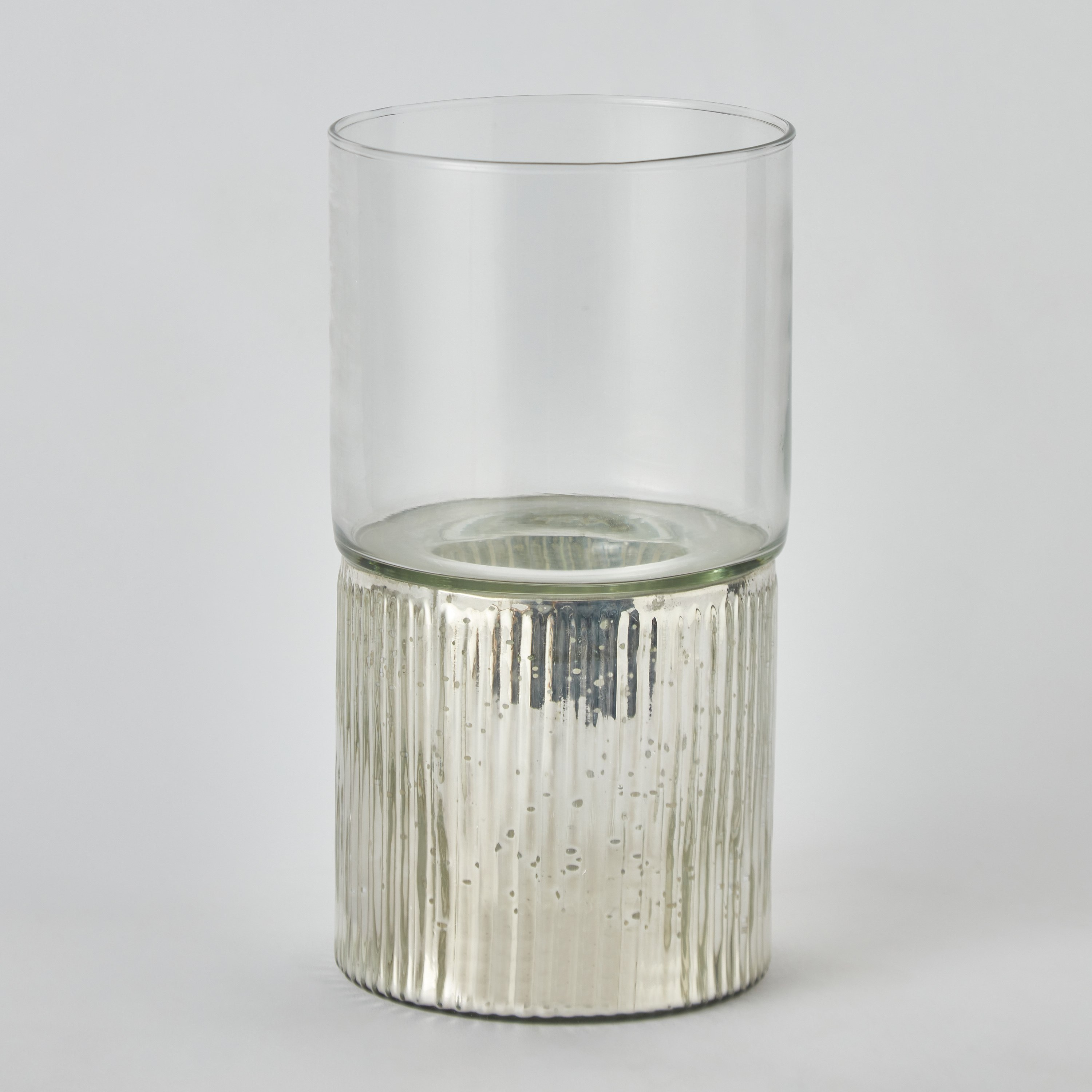حامل شموع ميتاليك مضلع من جريس - 13x13x25 سم-hbxlivingroom-decorandaccessories-candleholders-image-6