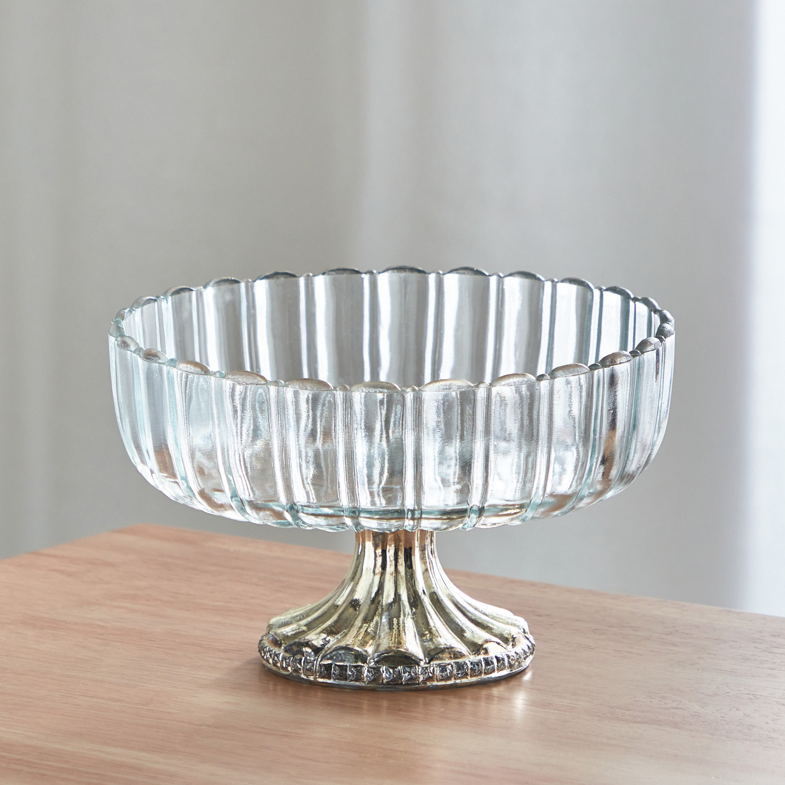 وعاء ديكور ميتاليك مضلع من جريس - 20x20x13.5 سم-hbxdecorandfurnishings-homeaccessories-bowls-image-2