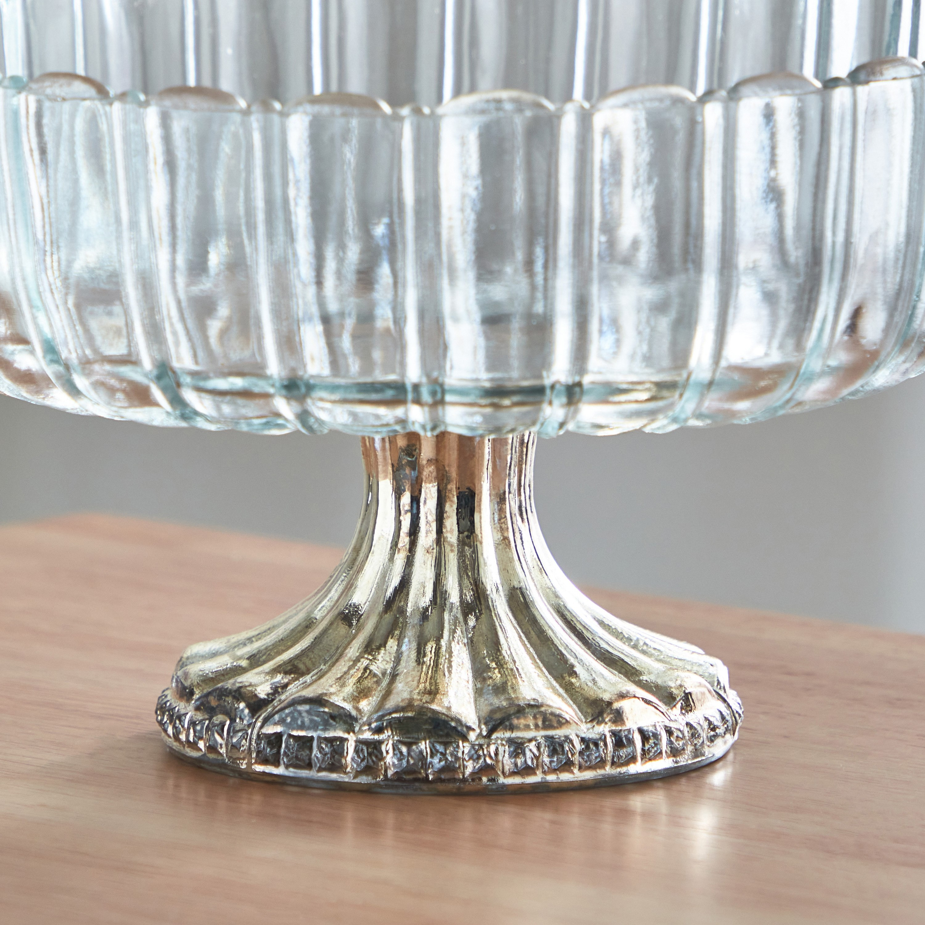 وعاء ديكور ميتاليك مضلع من جريس - 20x20x13.5 سم-hbxdecorandfurnishings-homeaccessories-bowls-image-5