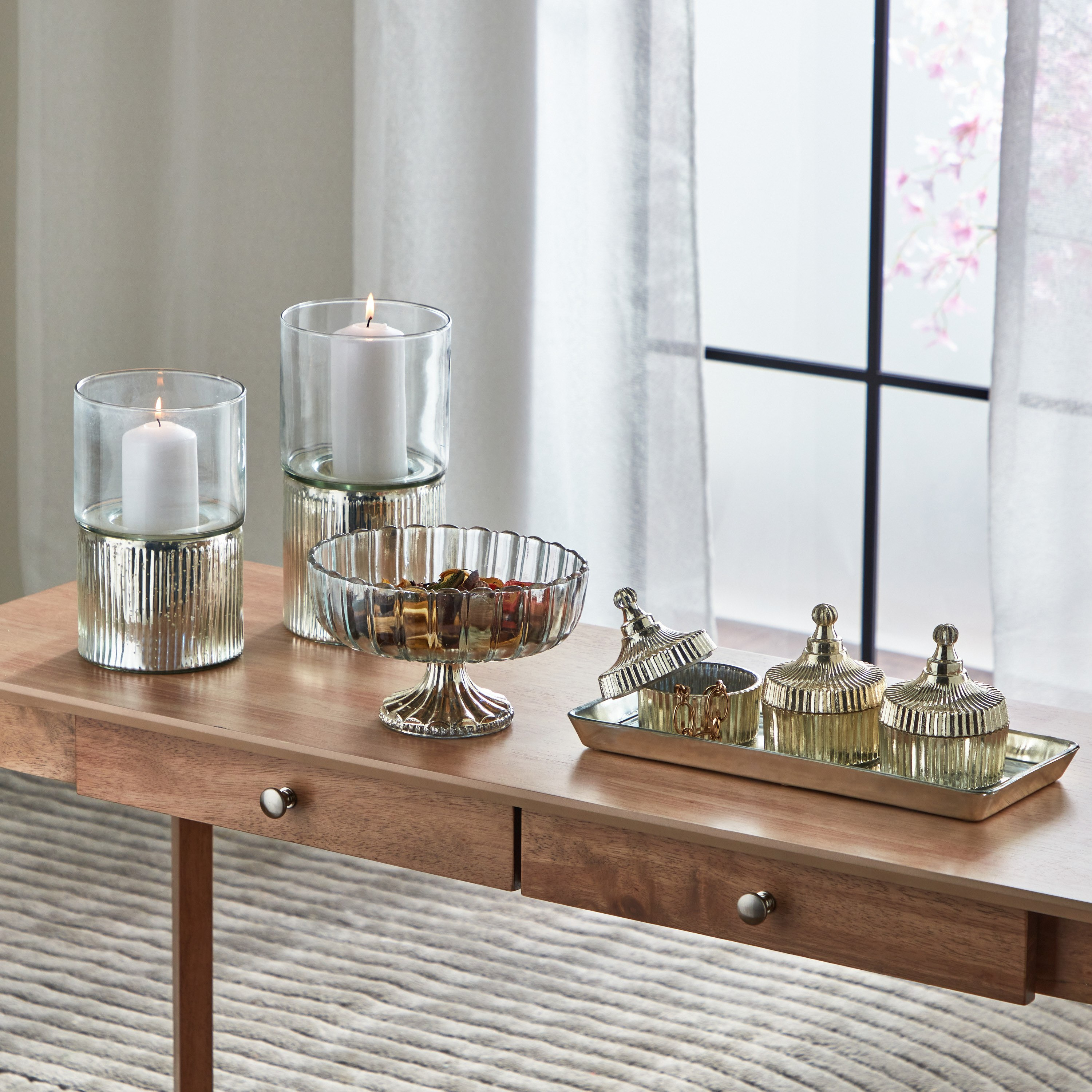 طقم جرّة ديكور ميتالك مضلّع -4 قطع مع صينية من جريس-hbxhomeware-hbxdecorandfurnishings-image-6