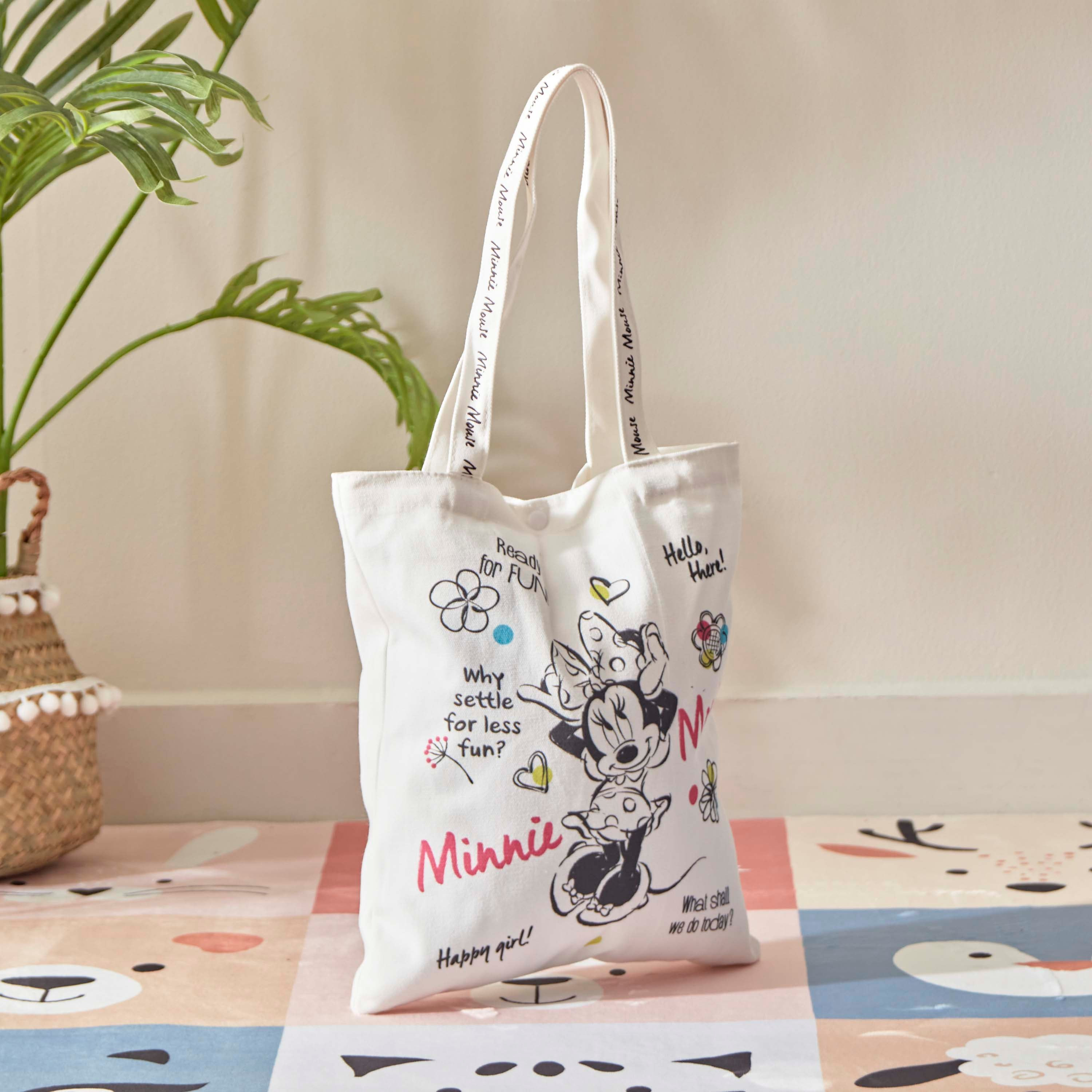 Minnie mouse sales canvas tote bag