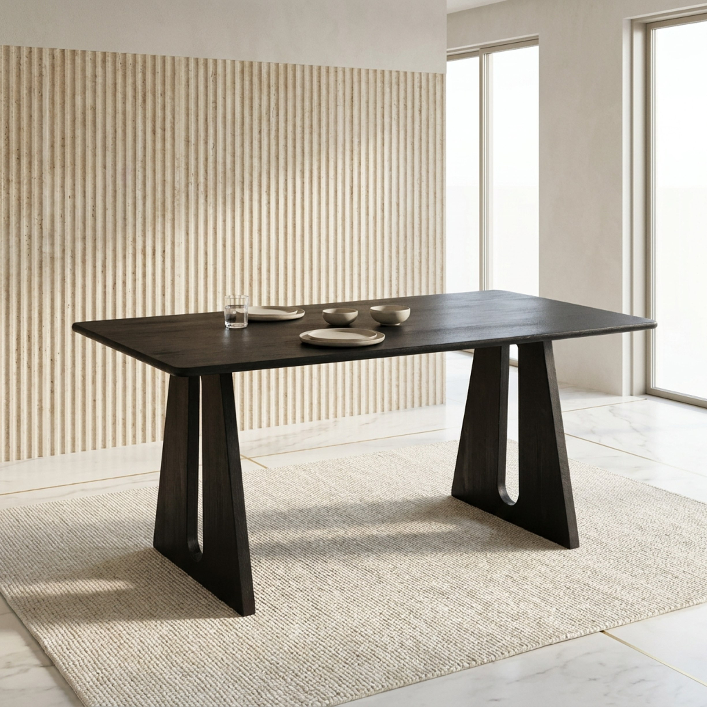 Vendra Lyna 6-Seater Dining Table-hbxdiningroom-diningtablesandsets-diningtables-sixseater-image-1