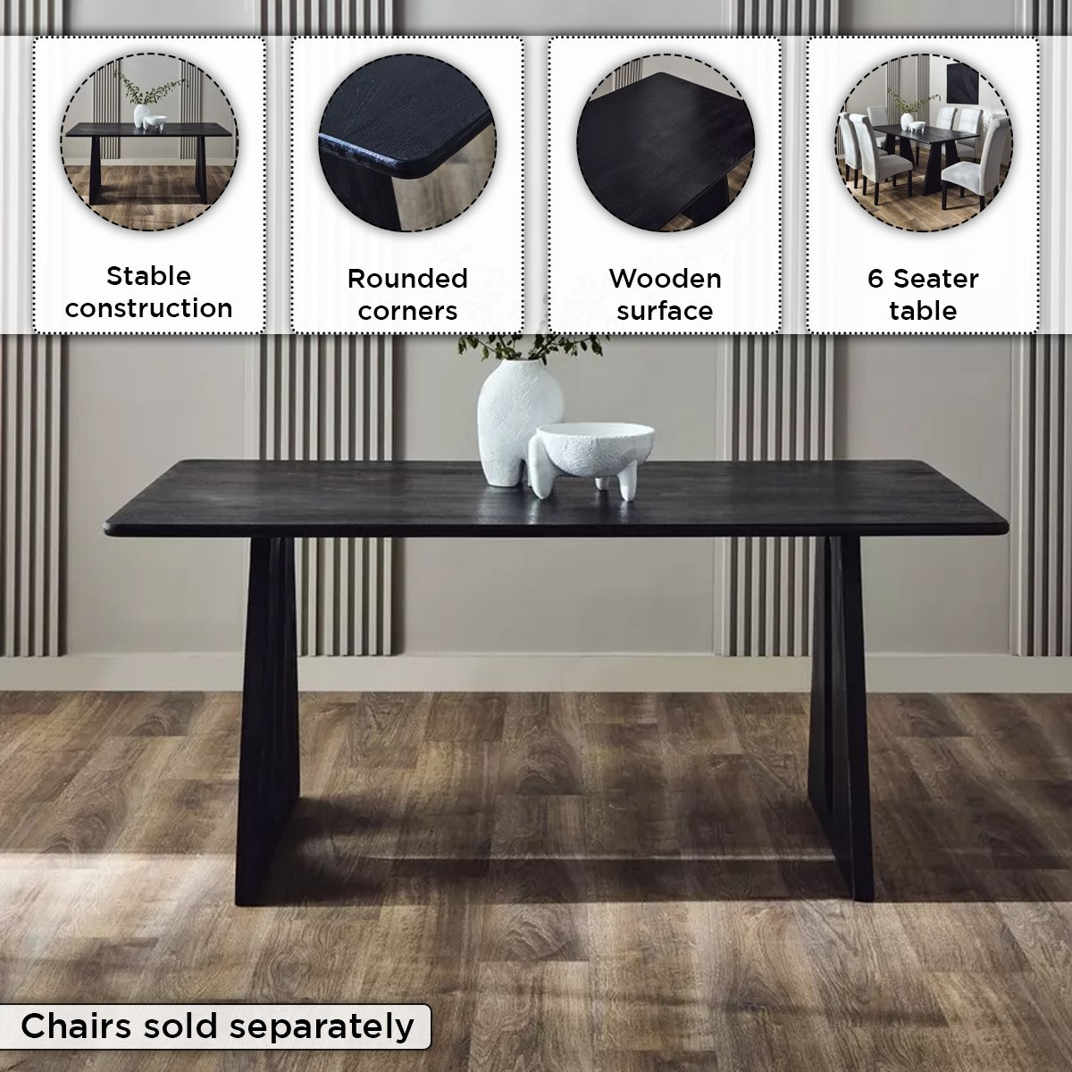 Vendra Lyna 6-Seater Dining Table-hbxdiningroom-diningtablesandsets-diningtables-sixseater-image-5