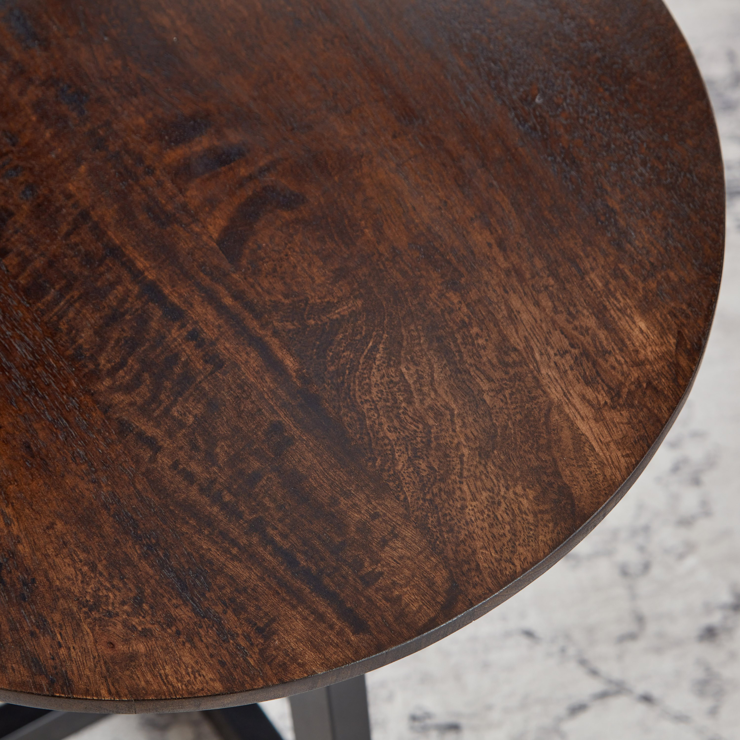 طاولة جانبية مستديرة من الخشب الصلب - كلانباي من فيندرا-hbxfurniture-livingroom-endtables-image-4